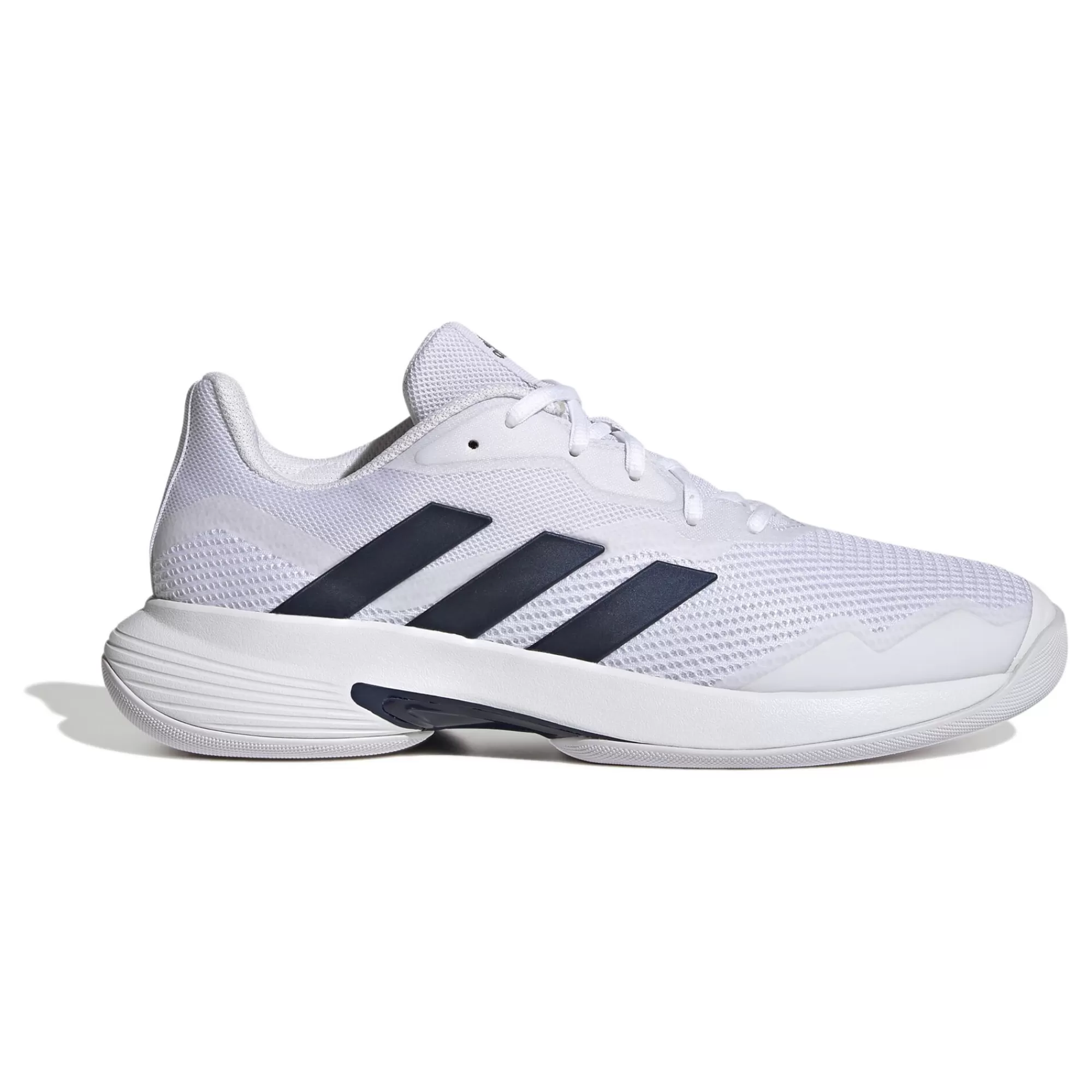 Court Jam Control Carpet Shoe Men - White, Dark Blue>adidas Online