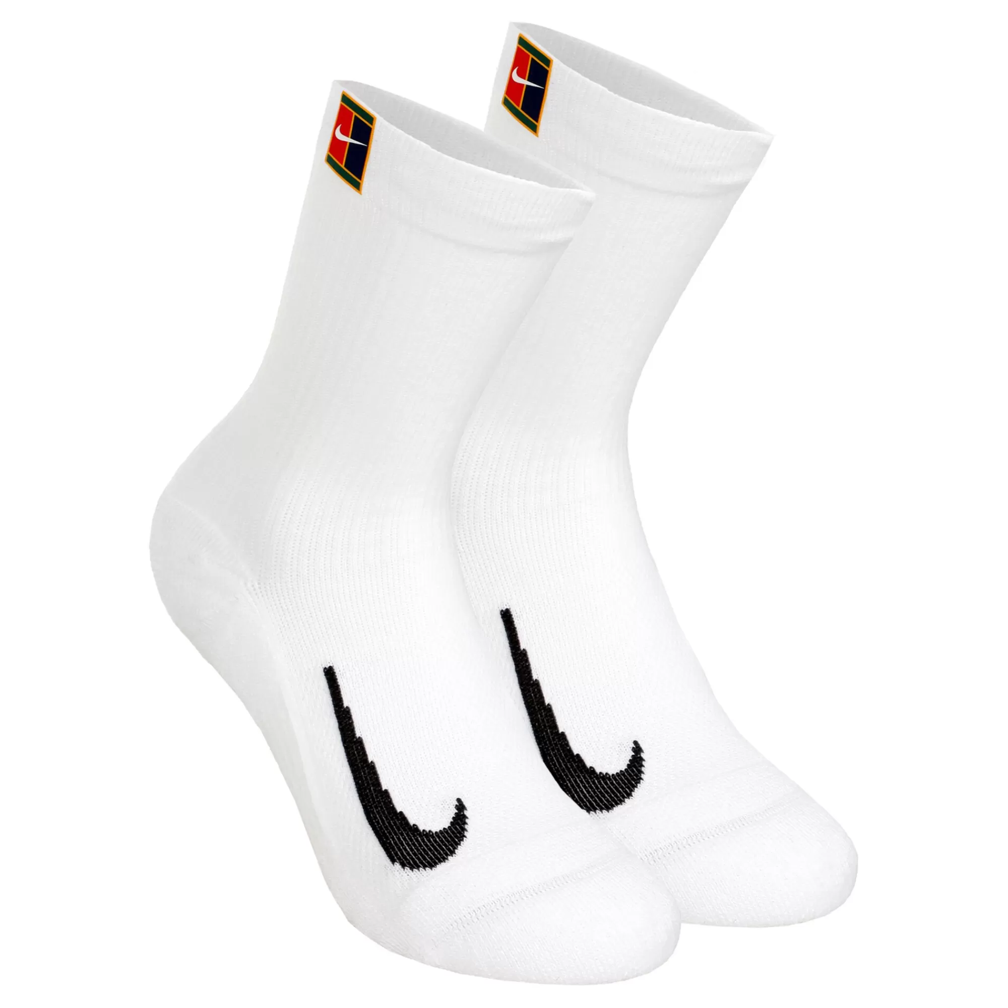 Court Multiplier Cushioned Tennis Socks 2 Pack - White, Black>Nike Outlet
