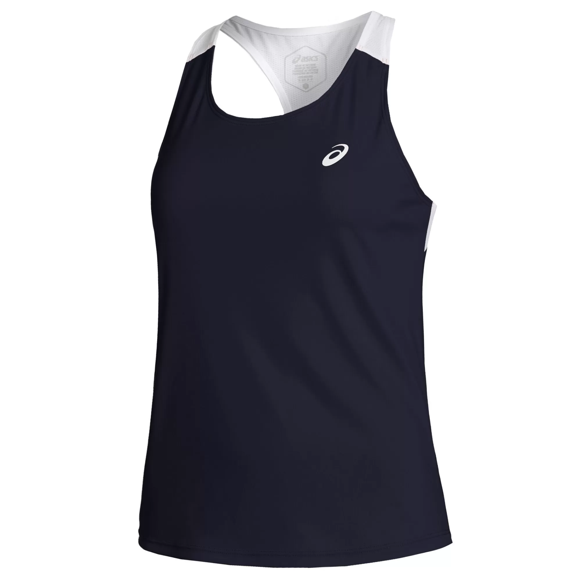 Court Tank Top Women - Dark Blue, White>ASICS Cheap