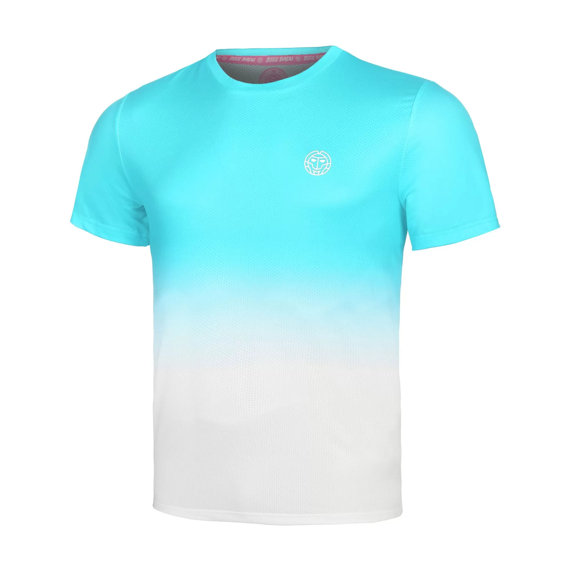 Crew Gradiant T-Shirt Boys - Turquoise, White>BIDI BADU Clearance