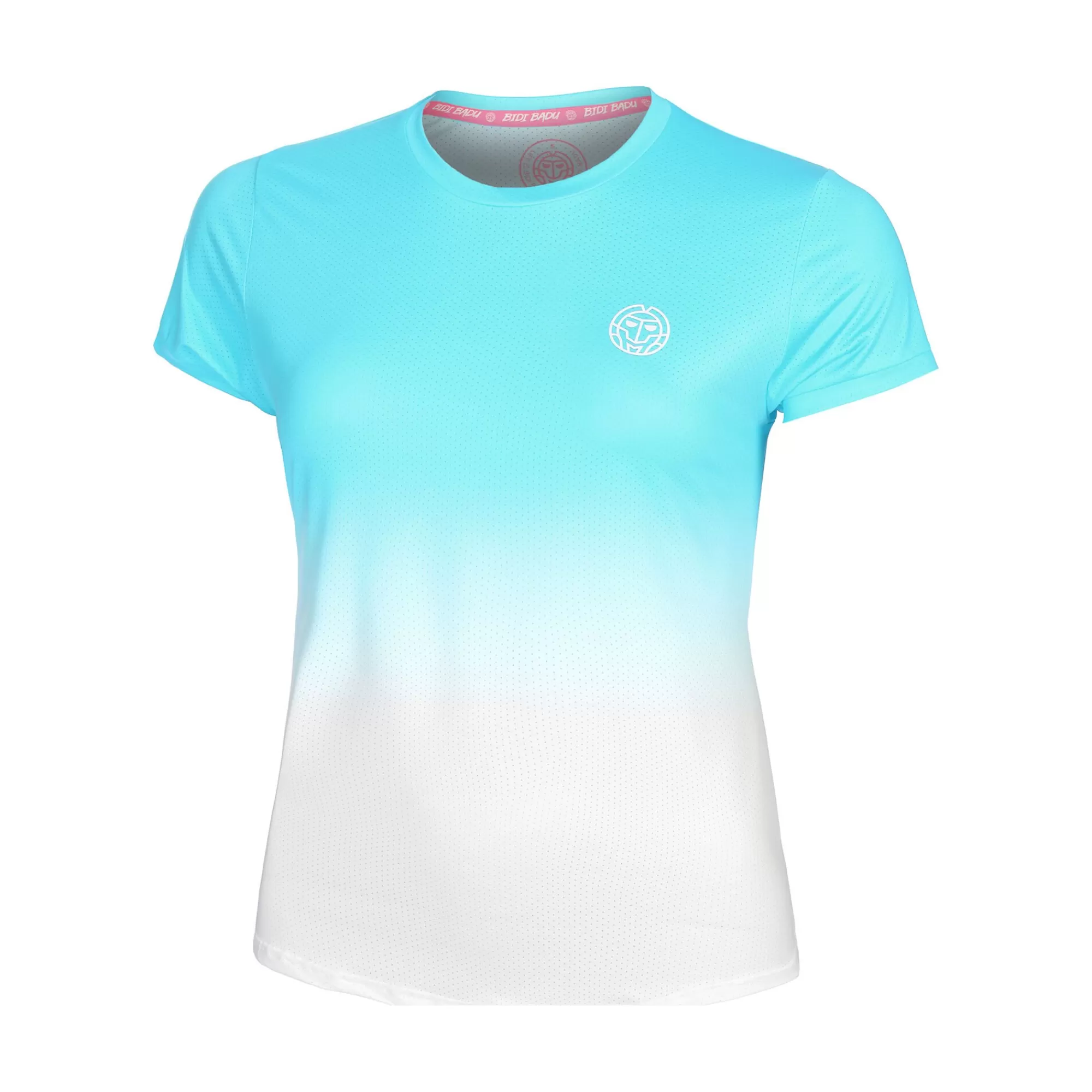 Crew Gradiant T-Shirt Girls - Turquoise, White>BIDI BADU Flash Sale