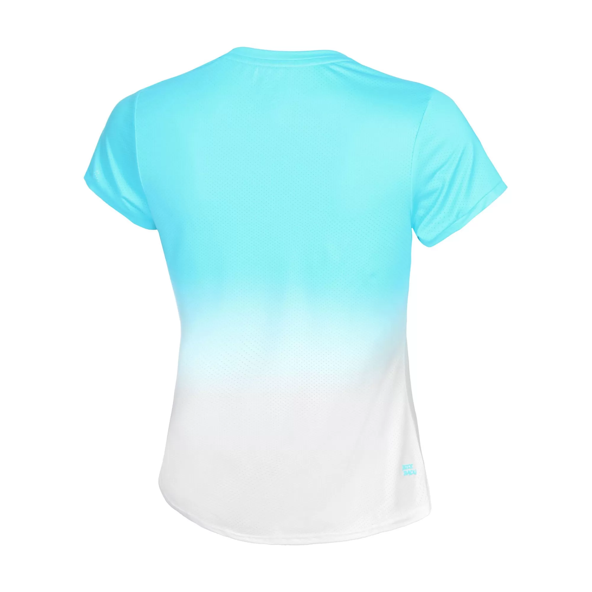 Crew Gradiant T-Shirt Girls - Turquoise, White>BIDI BADU Flash Sale