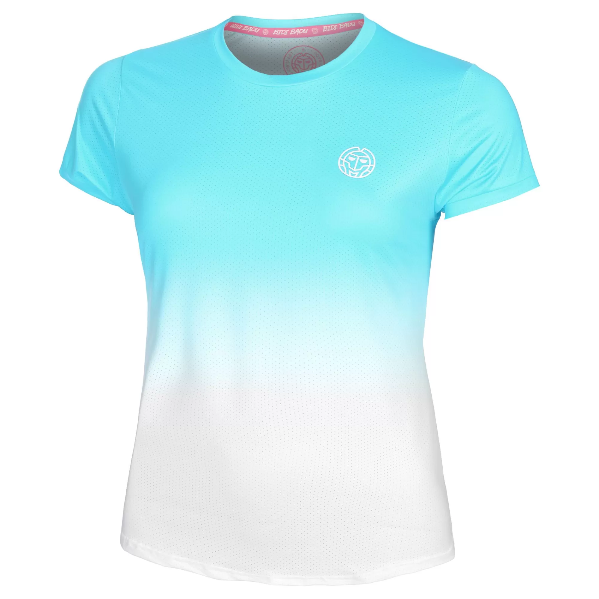 Crew Gradiant T-Shirt Women - Turquoise, White>BIDI BADU Fashion