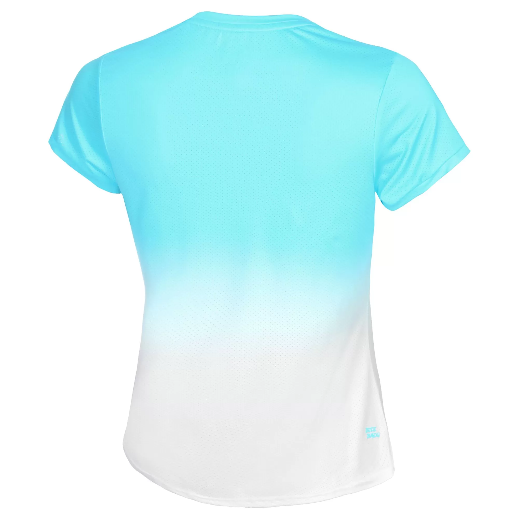 Crew Gradiant T-Shirt Women - Turquoise, White>BIDI BADU Fashion
