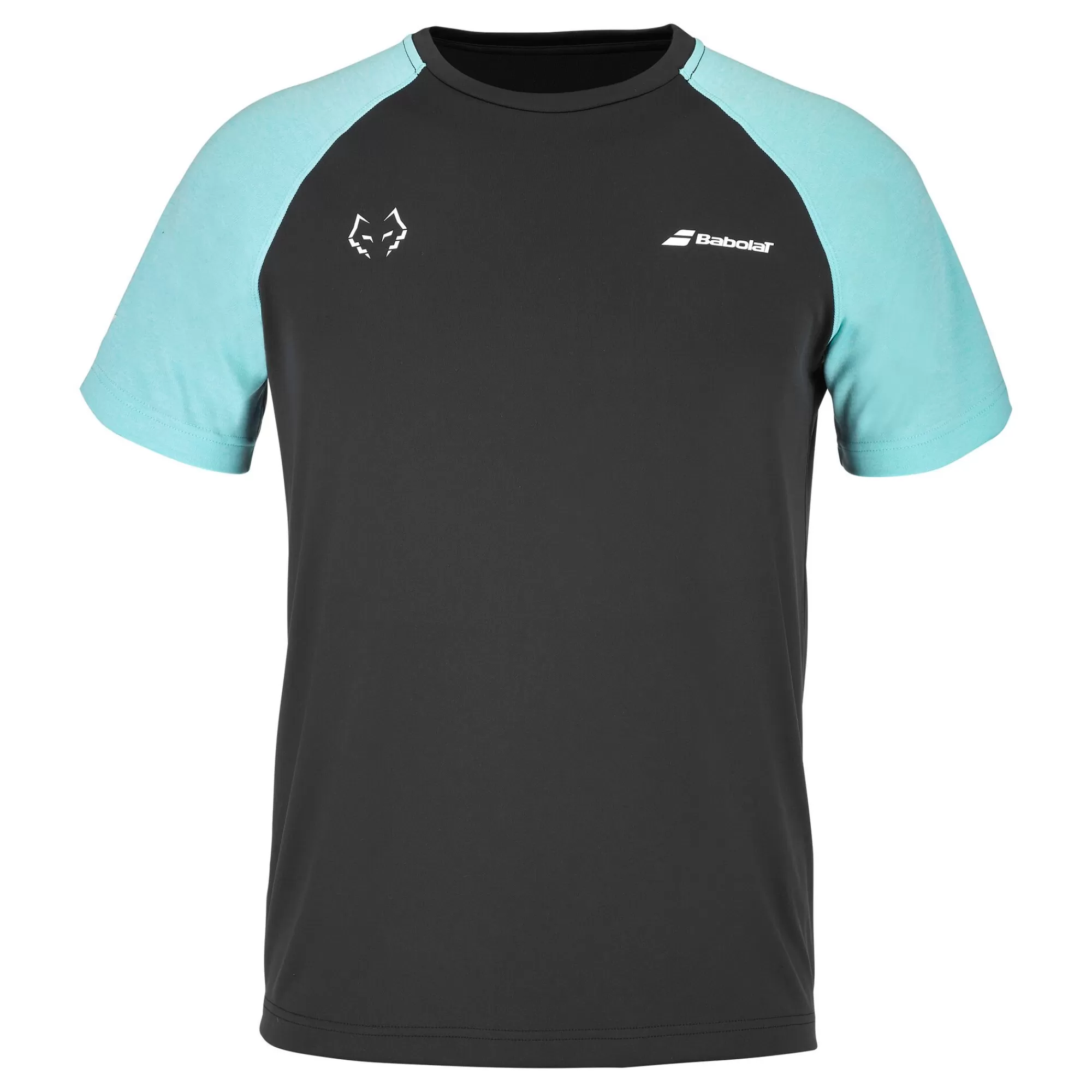 Crew Neck Lebron T-Shirt Men - Black, Light Blue>Babolat New
