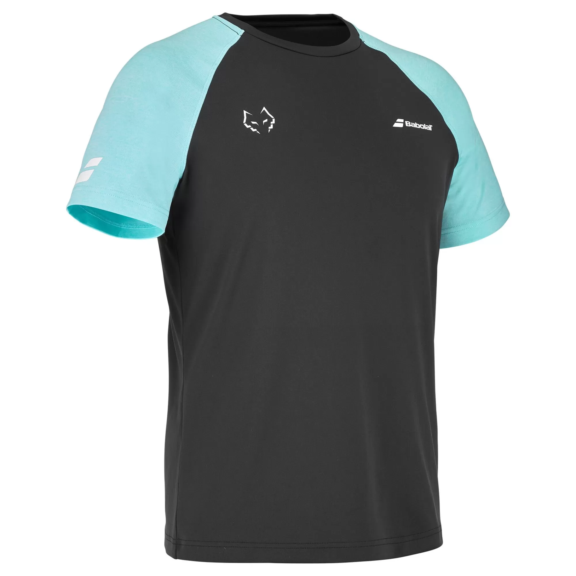 Crew Neck Lebron T-Shirt Men - Black, Light Blue>Babolat New