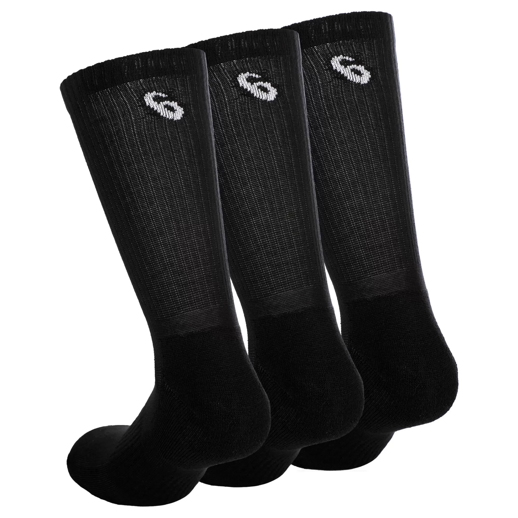 Crew Sports Socks 3 Pack - Black, White>ASICS Cheap