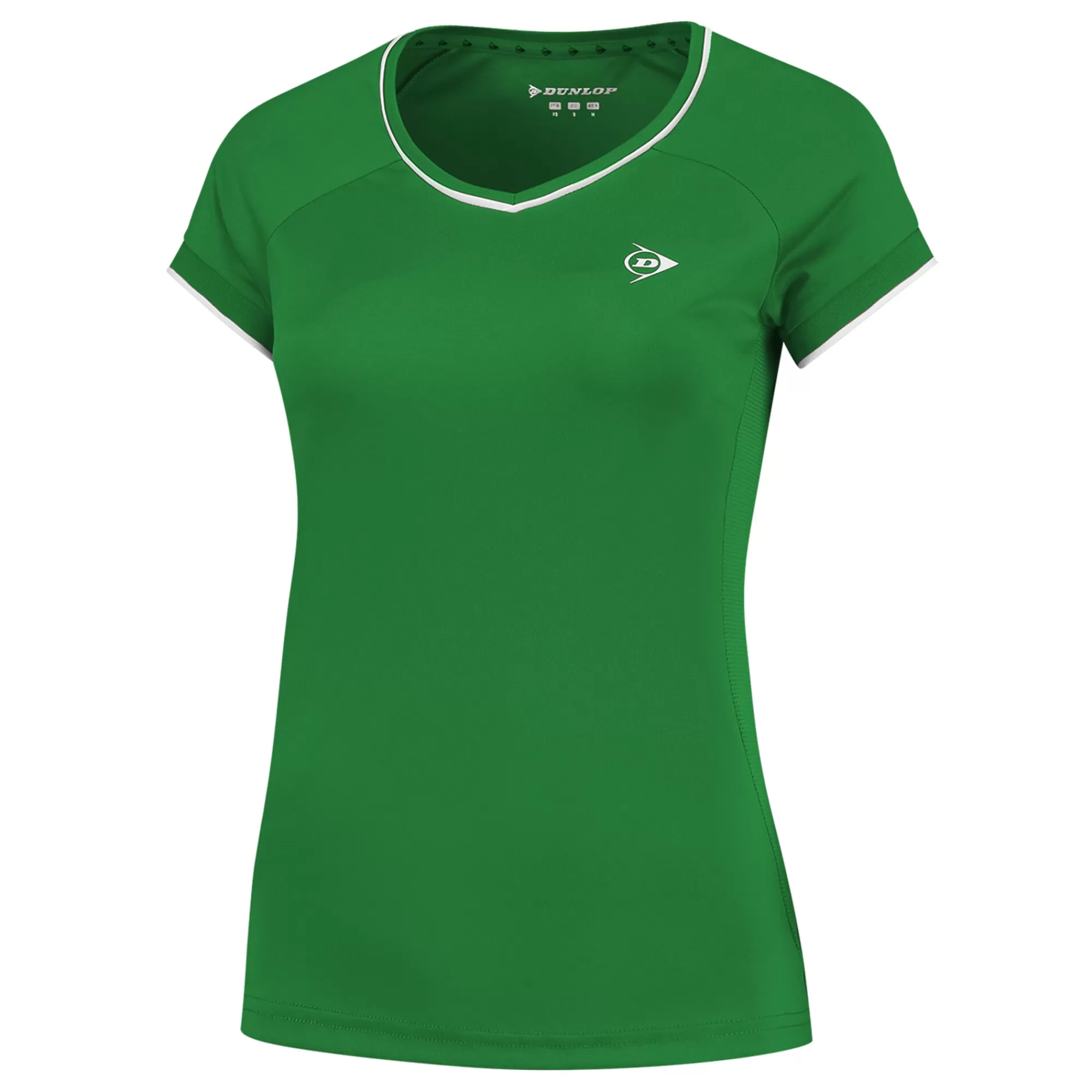 Crew T-Shirt Girls - Green, White>Dunlop Cheap