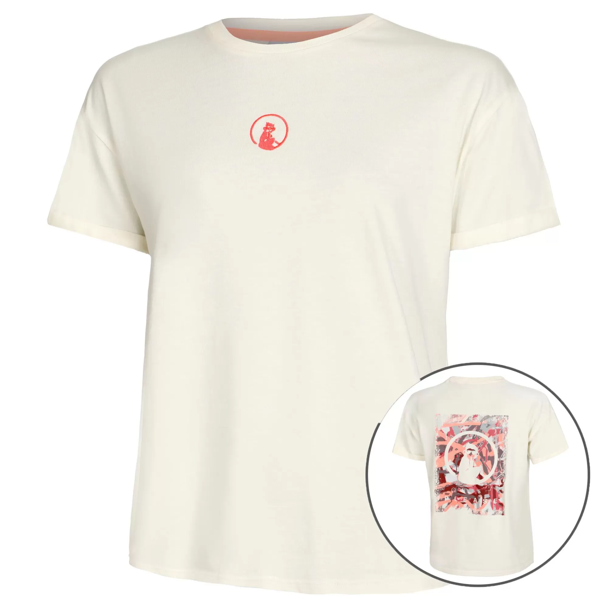 Crossroad Sketchy T-Shirt Women - White, Red>Quiet Please Discount