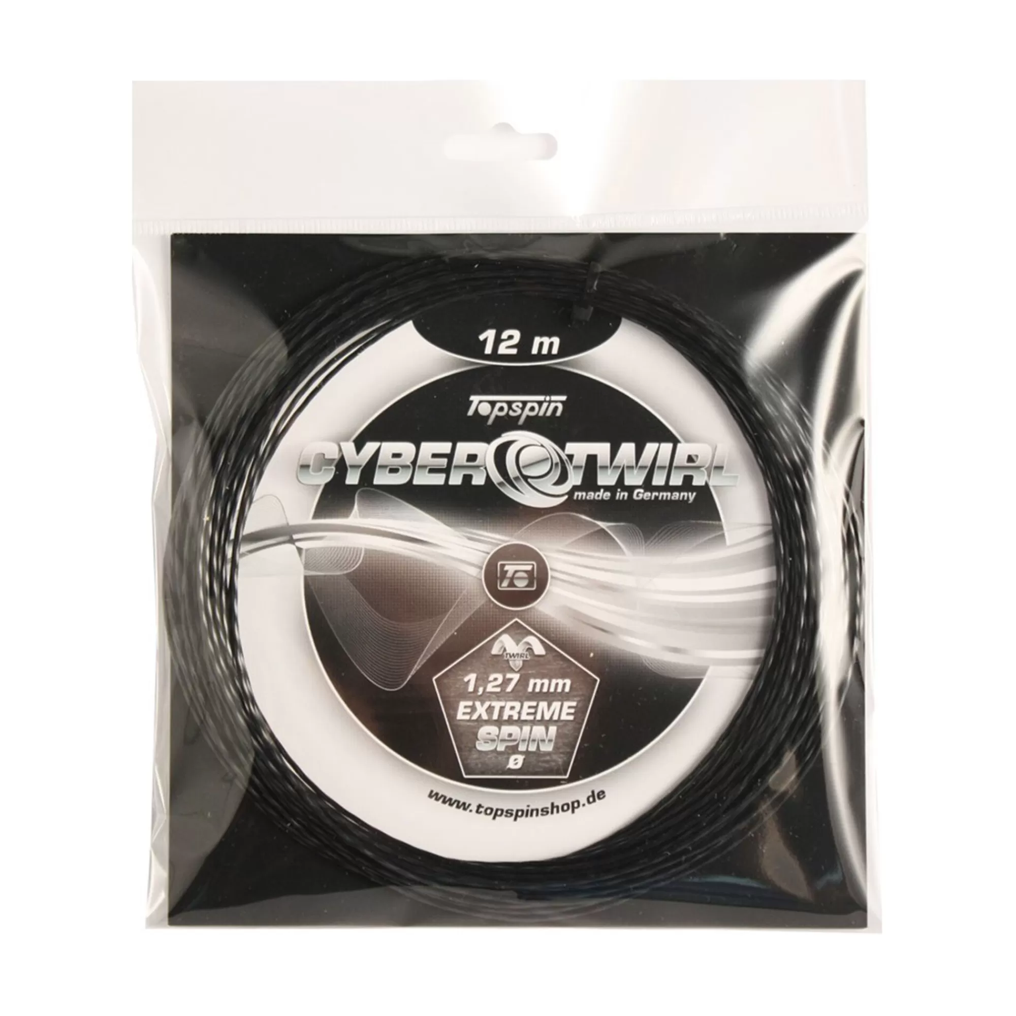 Cyber Twirl 12m String Set - Black>Topspin Hot