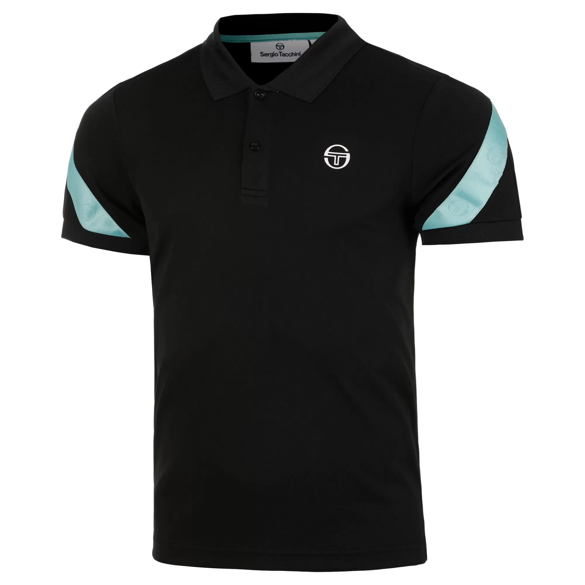 Diagonalley Pl Polo Men - Black, Blue>Sergio Tacchini Shop