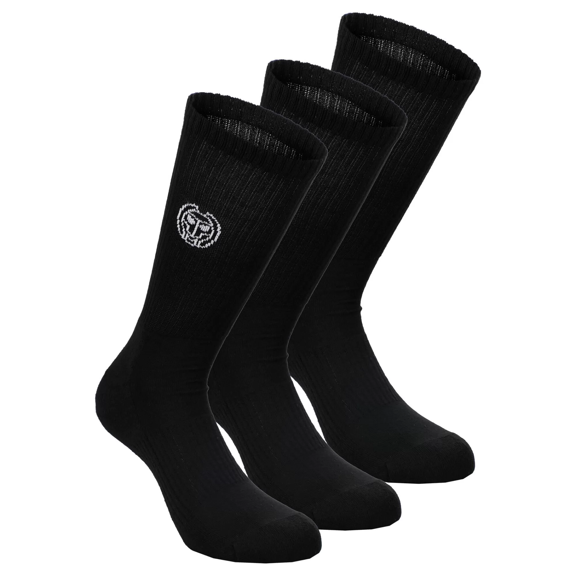 Don Carlito Crew Move Tennis Socks 3 Pack - Black, White>BIDI BADU Cheap