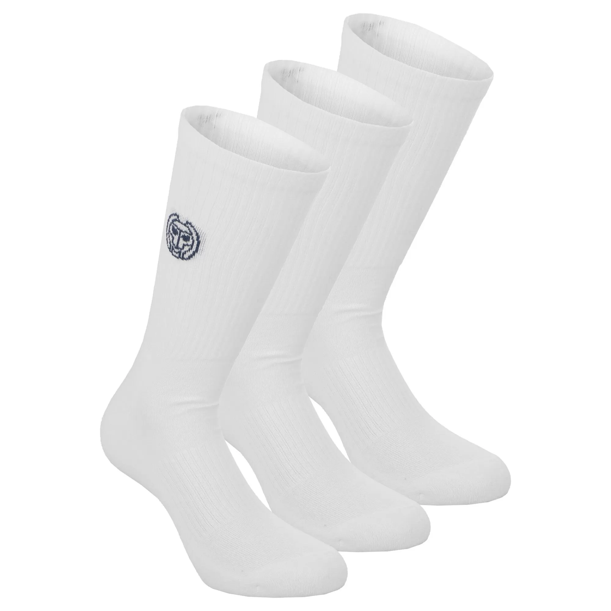 Don Carlito Crew Move Tennis Socks 3 Pack - White, Black>BIDI BADU Fashion