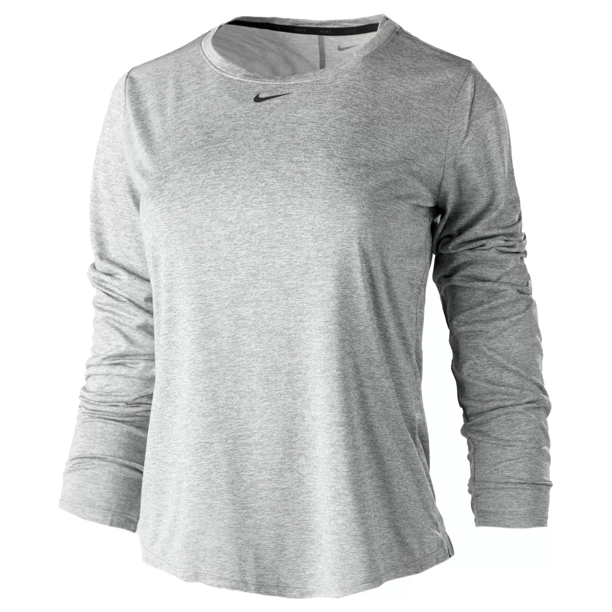 Dri-Fit One Standard Fit Long Sleeve Women - Grey, Black>Nike Fashion