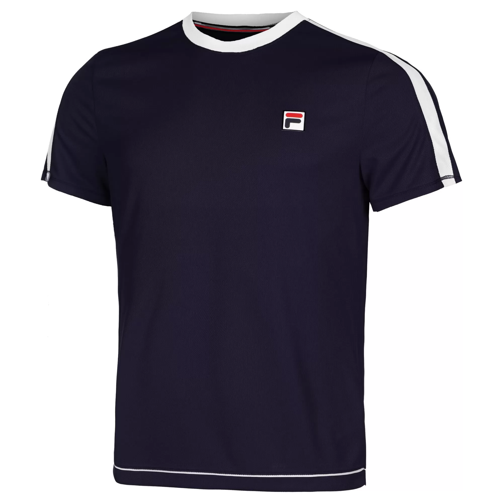 Elias T-Shirt Men - Dark Blue, White>Fila Flash Sale