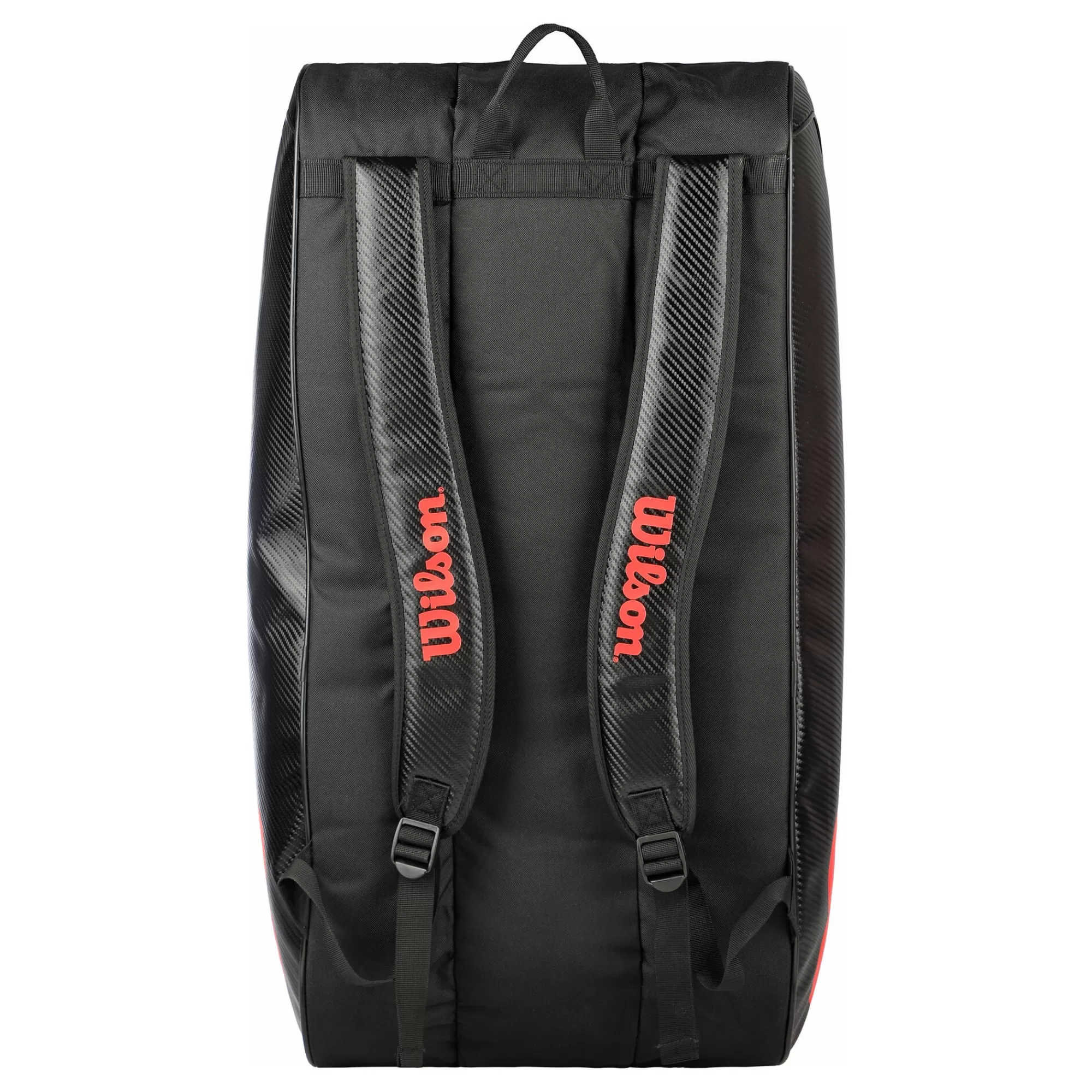 Elite Racket Bag 15 Pack Special Edition - Black, Red>Wilson Hot