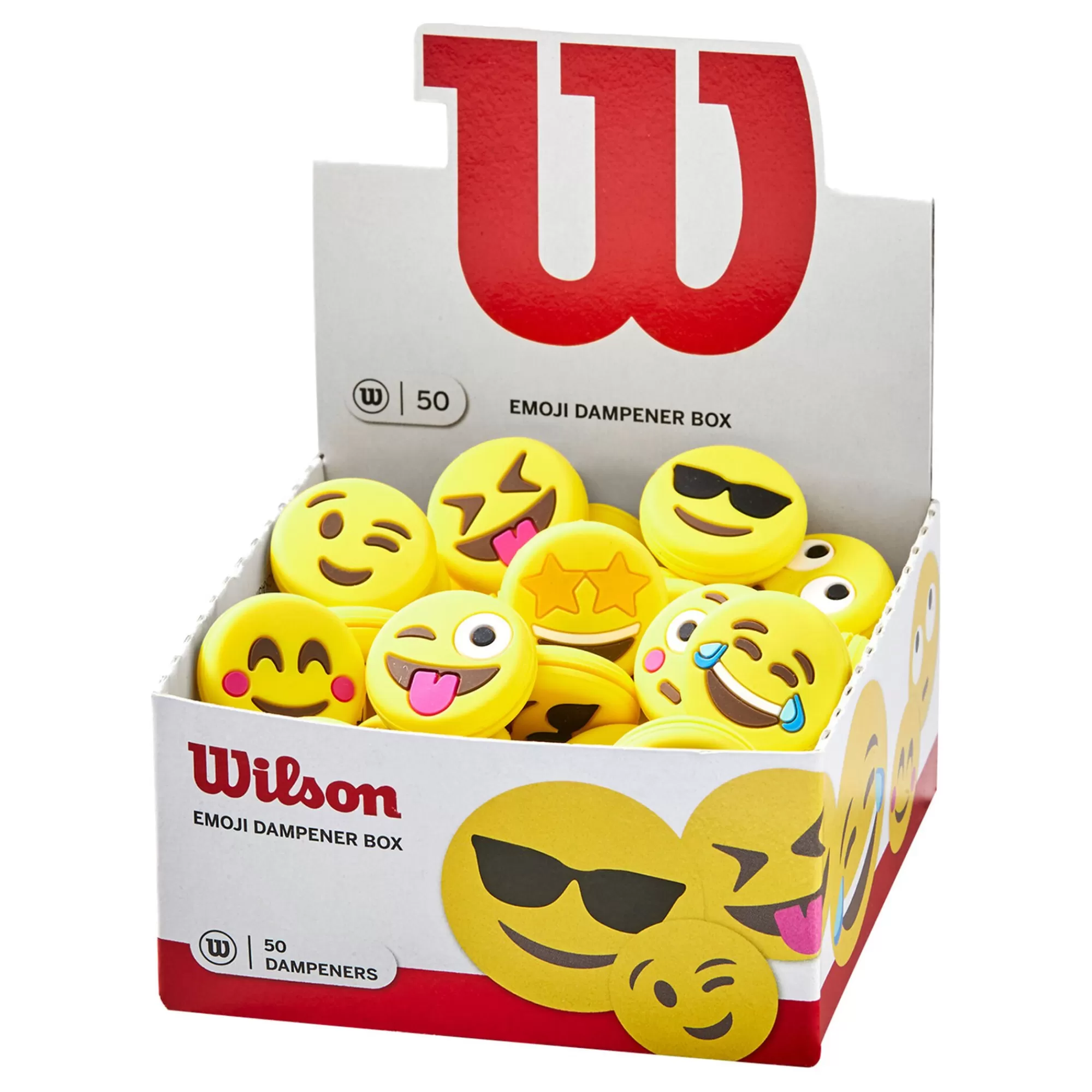 Emoji Dampener Box Of 50 Pcs - Multicoloured>Wilson Cheap