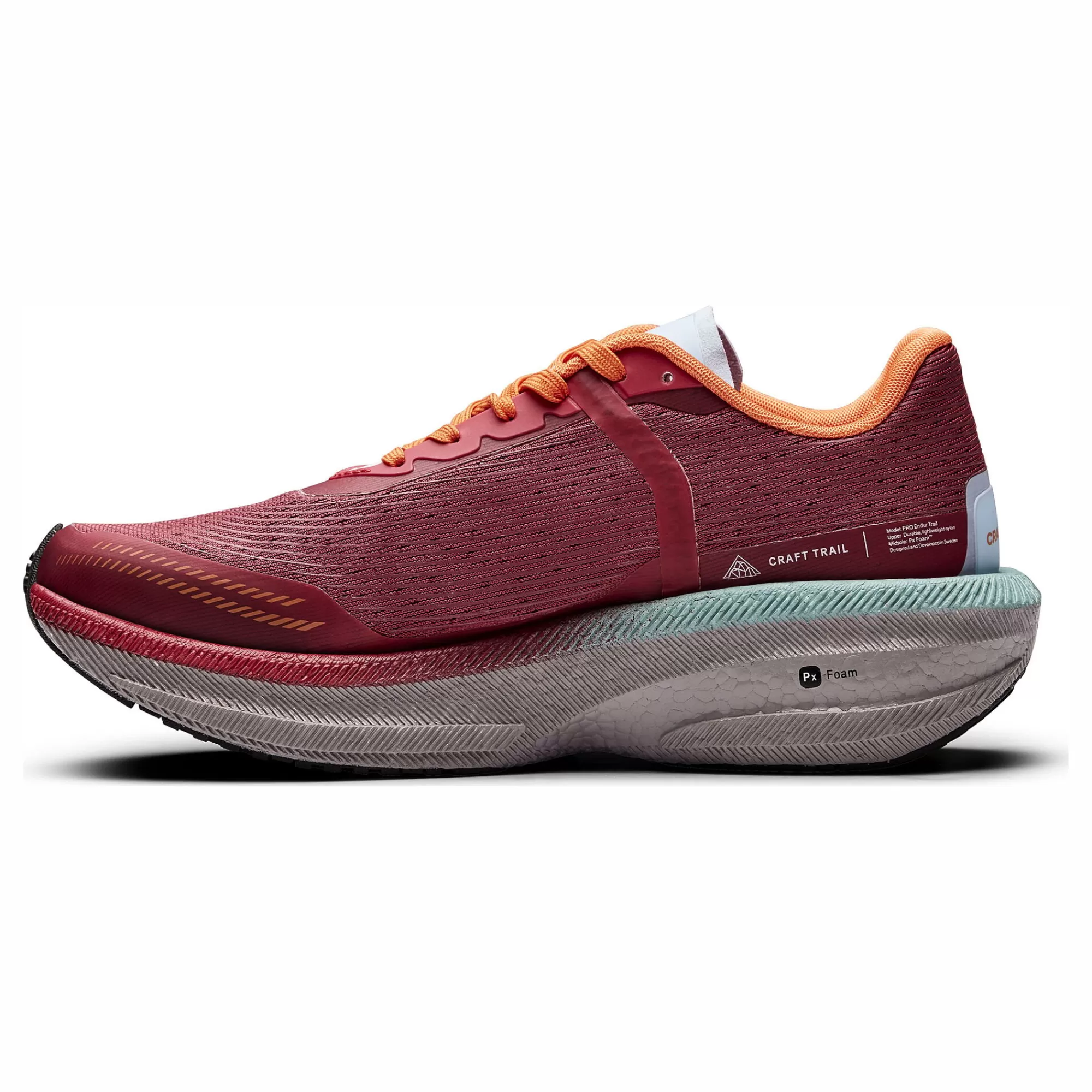 Endurance Trail Running Shoe Women - Red, Light Blue>Craft Store