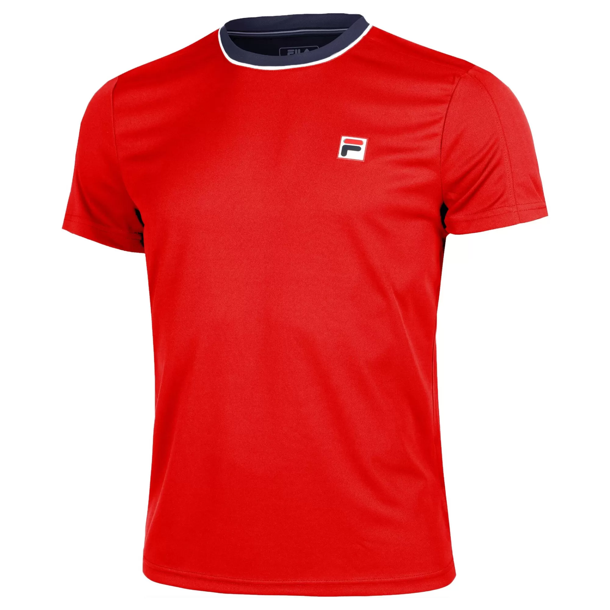 Enzo T-Shirt Men - Red, Dark Blue>Fila Cheap