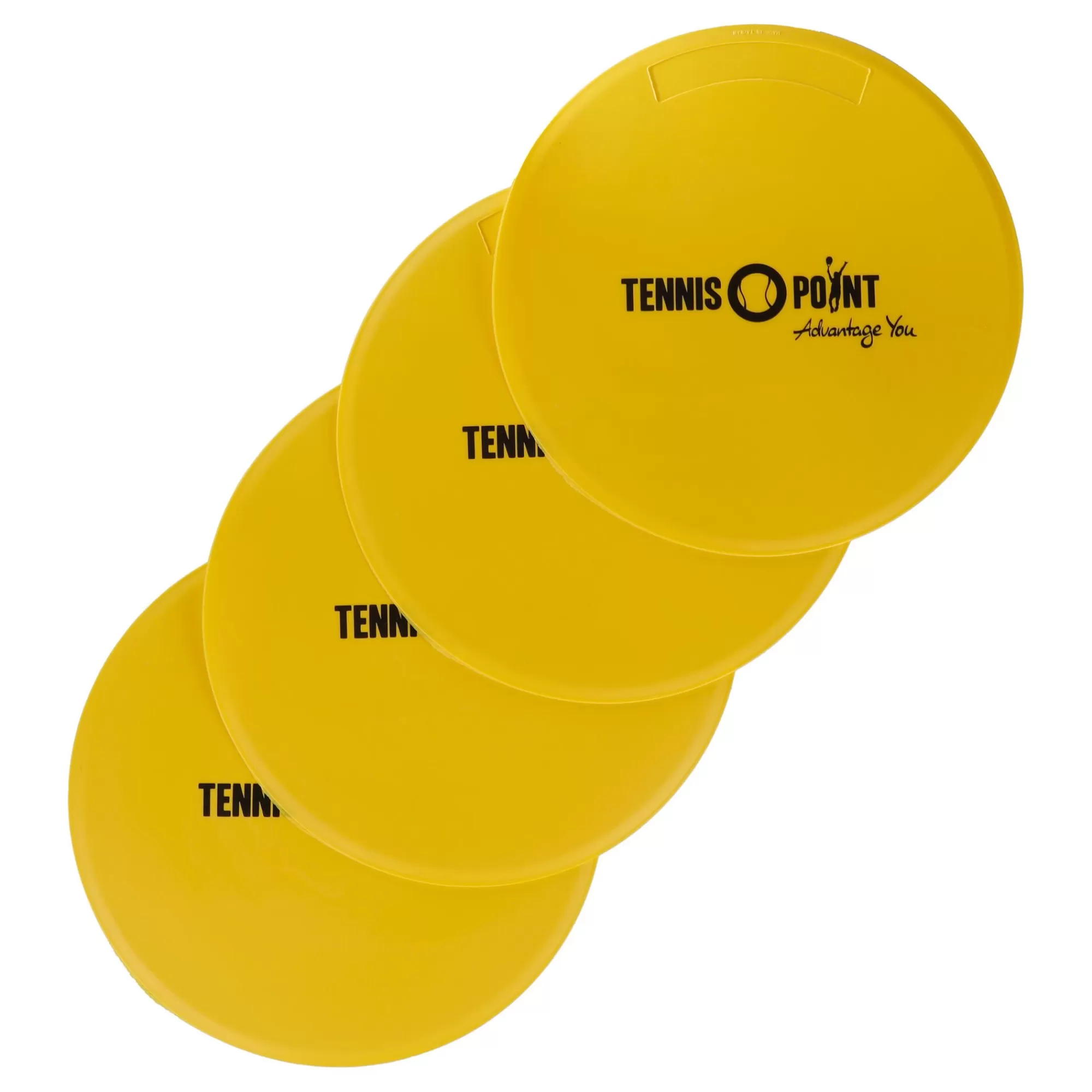 4er Pack Marking Discs - Yellow, Black>Tennis-Point Online