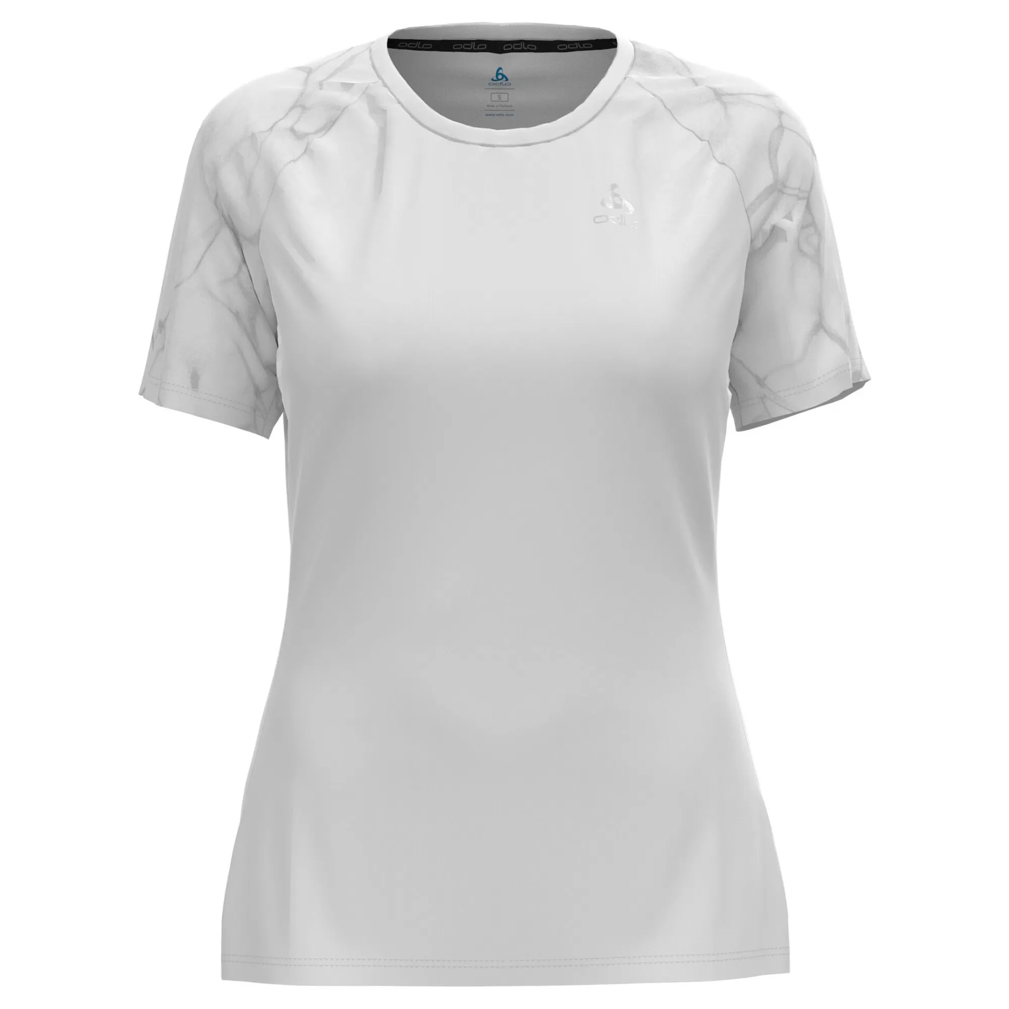 Essential Print Crew Neck Running Shirt Women ->Odlo Fashion