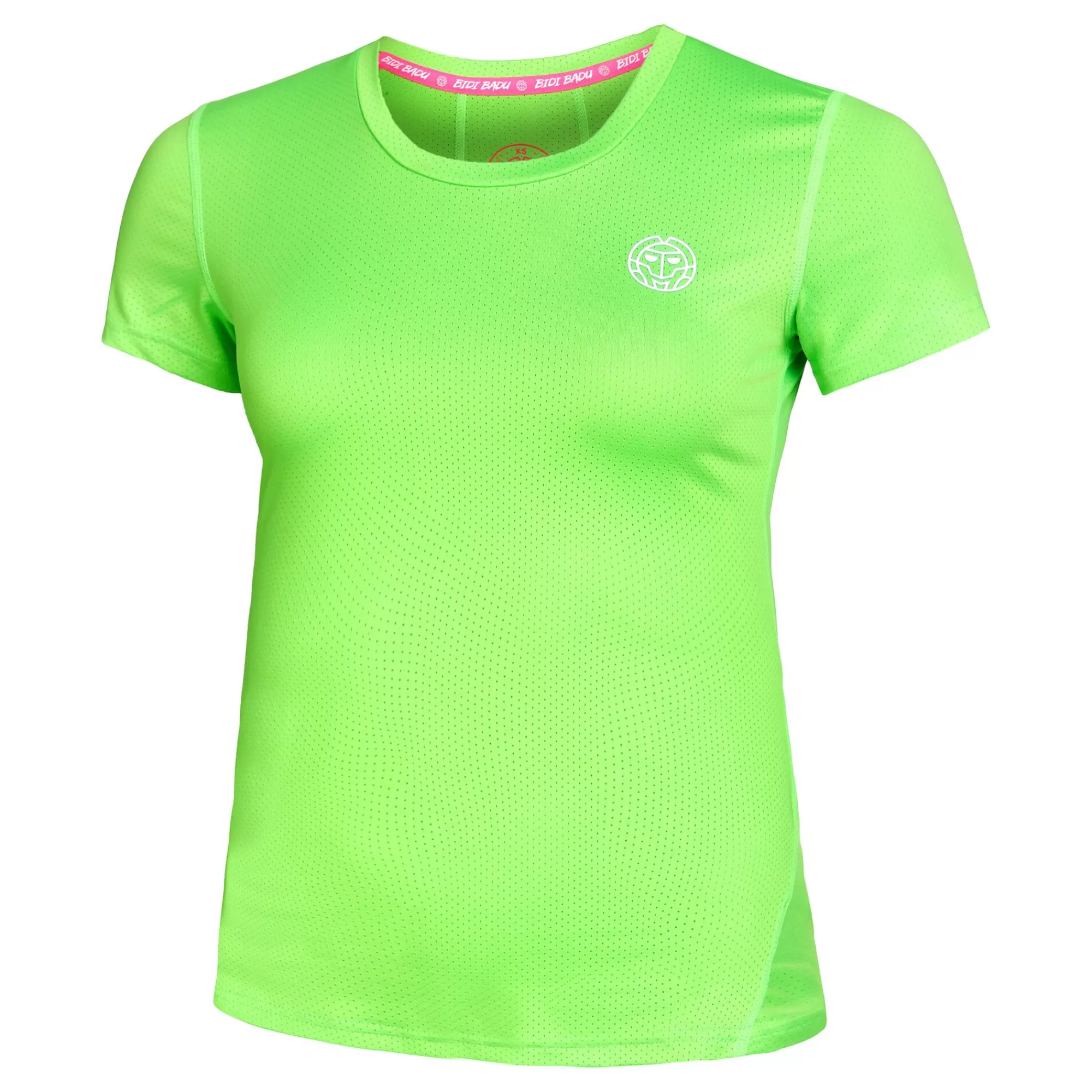 Eve Tech Roundneck T-Shirt Women - Neon Green>BIDI BADU Shop