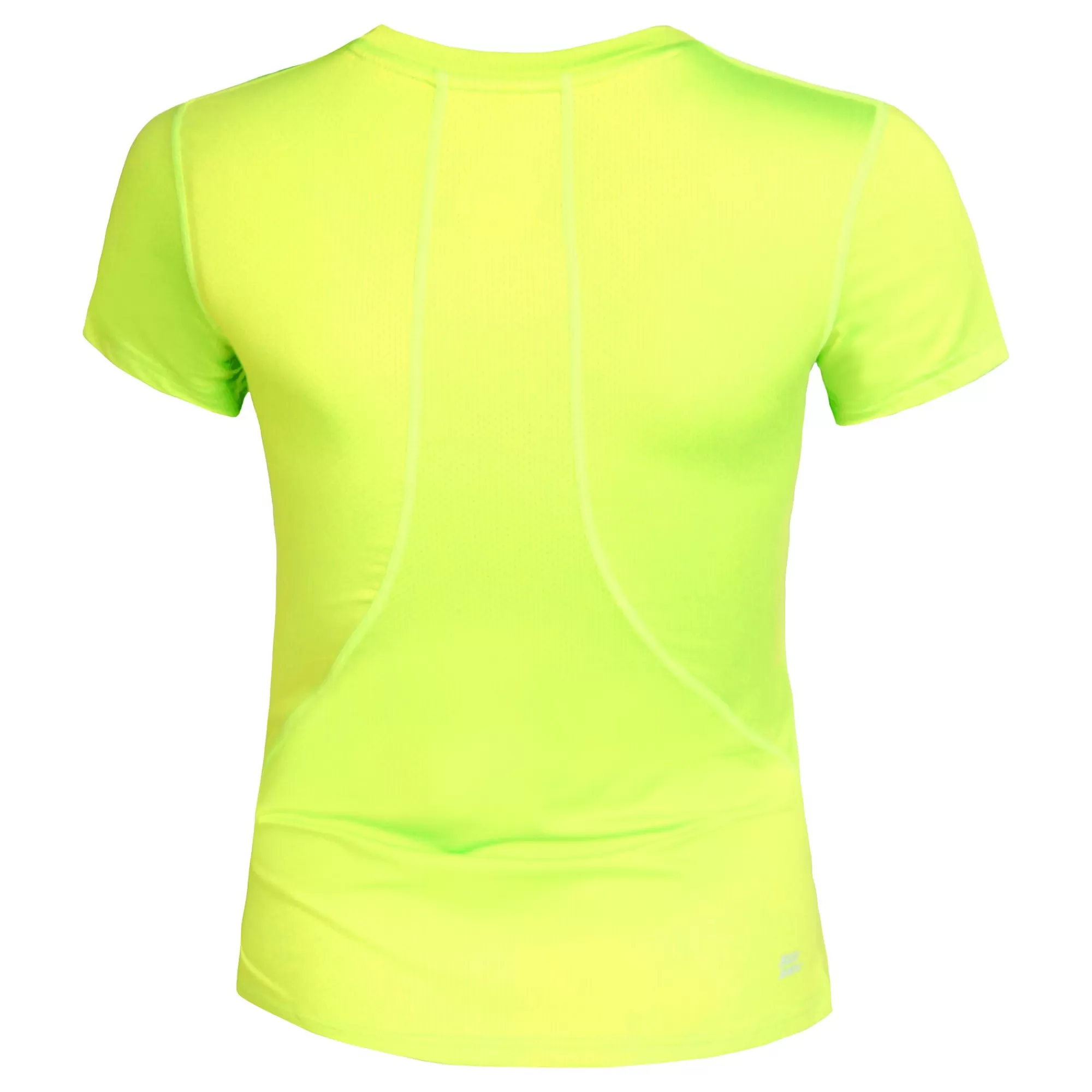 Eve Tech Roundneck T-Shirt Women - Neon Yellow, Black>BIDI BADU Clearance