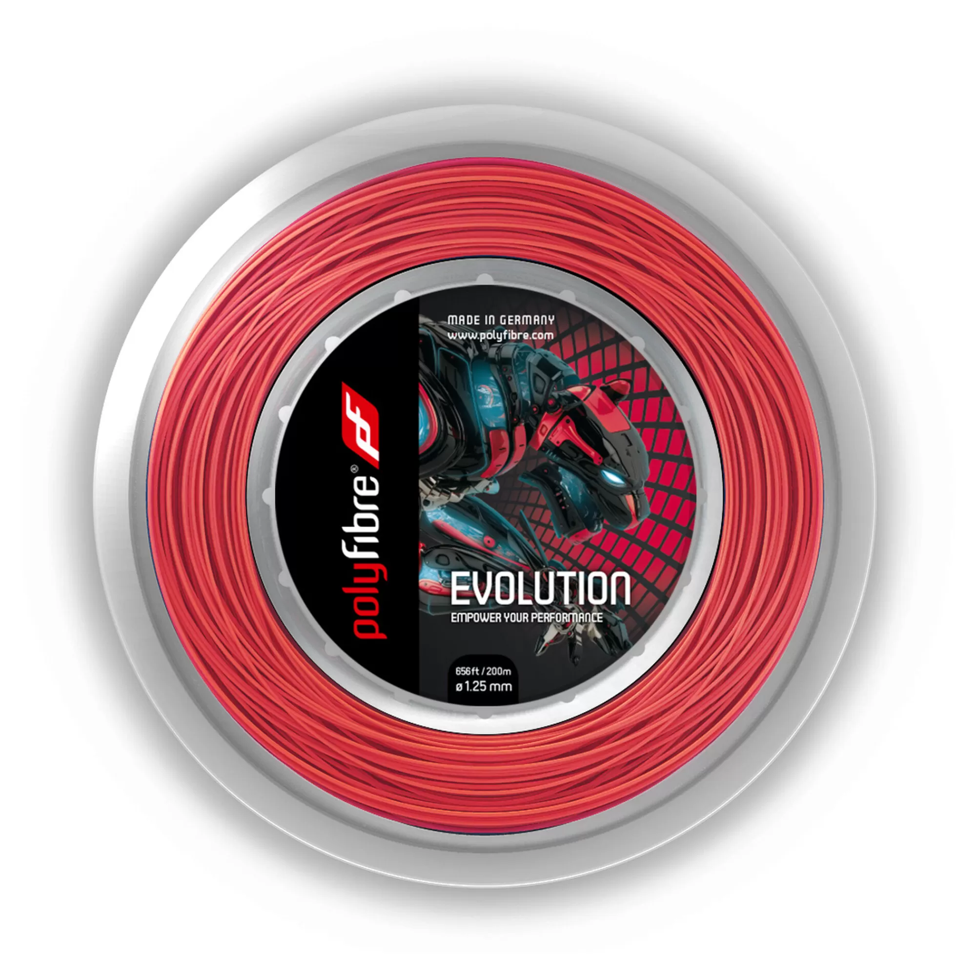 Evolution String Reel 200m - Red>Polyfibre Discount