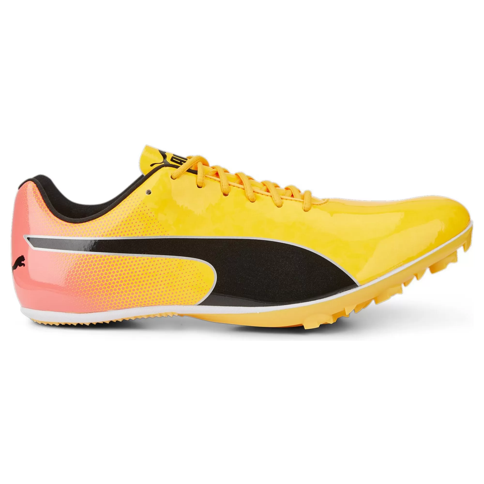 EvoSPEED Sprint 14 Spike Shoes - Yellow, Orange>Puma Shop