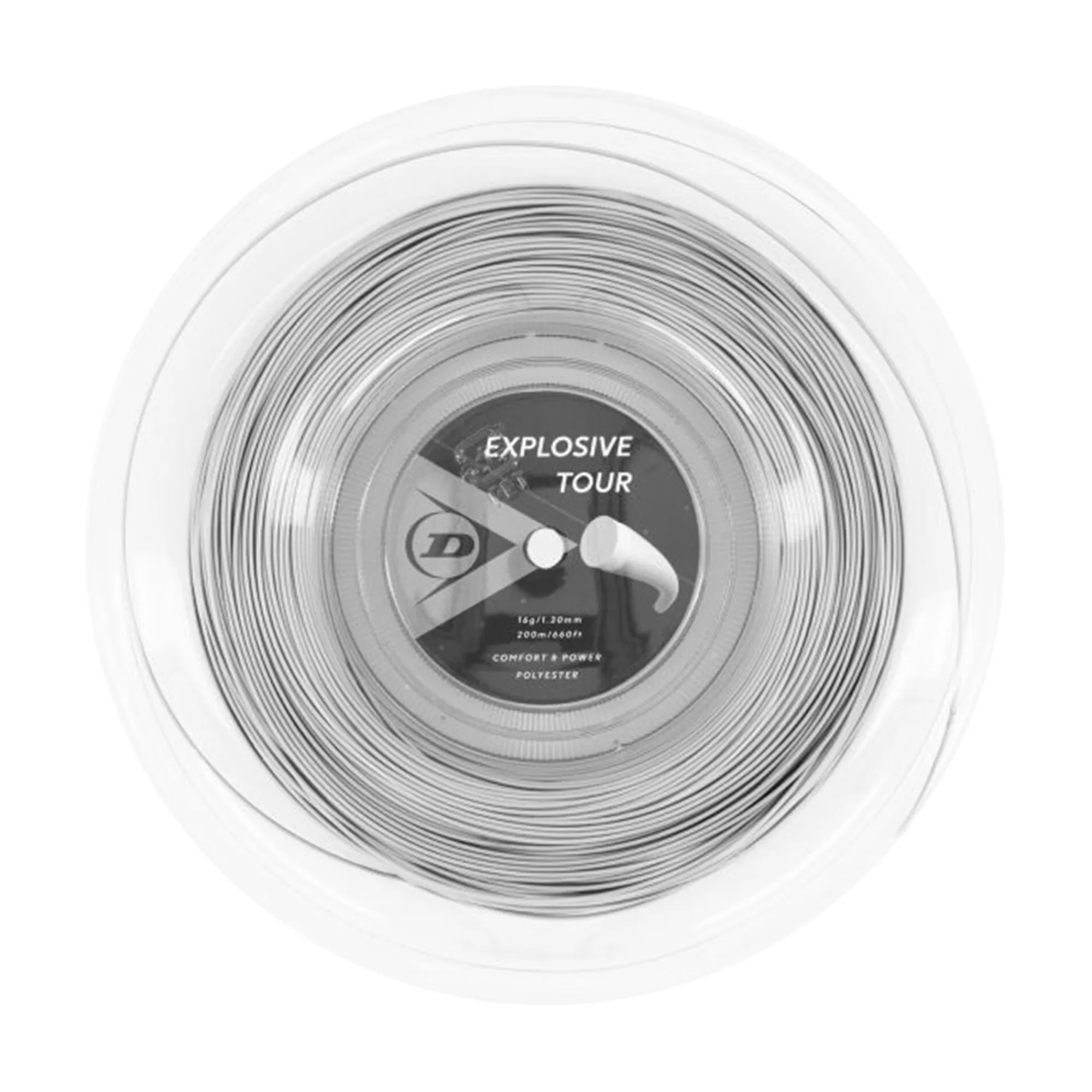 Explosive Tour String Reel 200m - Silver>Dunlop Outlet
