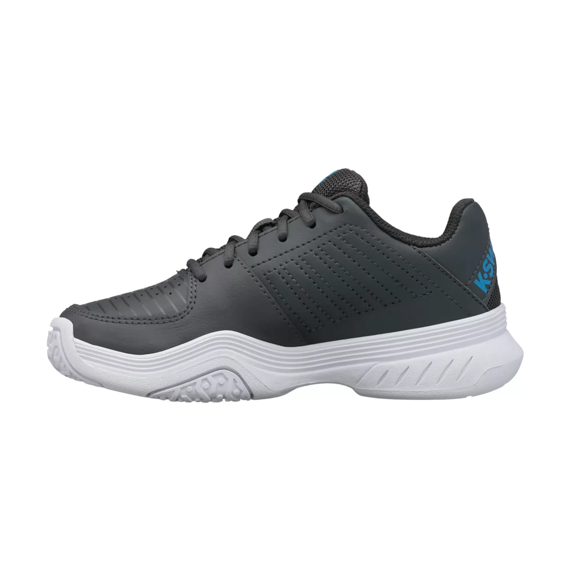 Express Court Omni Clay Court Shoe Kids - Black, Multicoloured>K-Swiss Discount