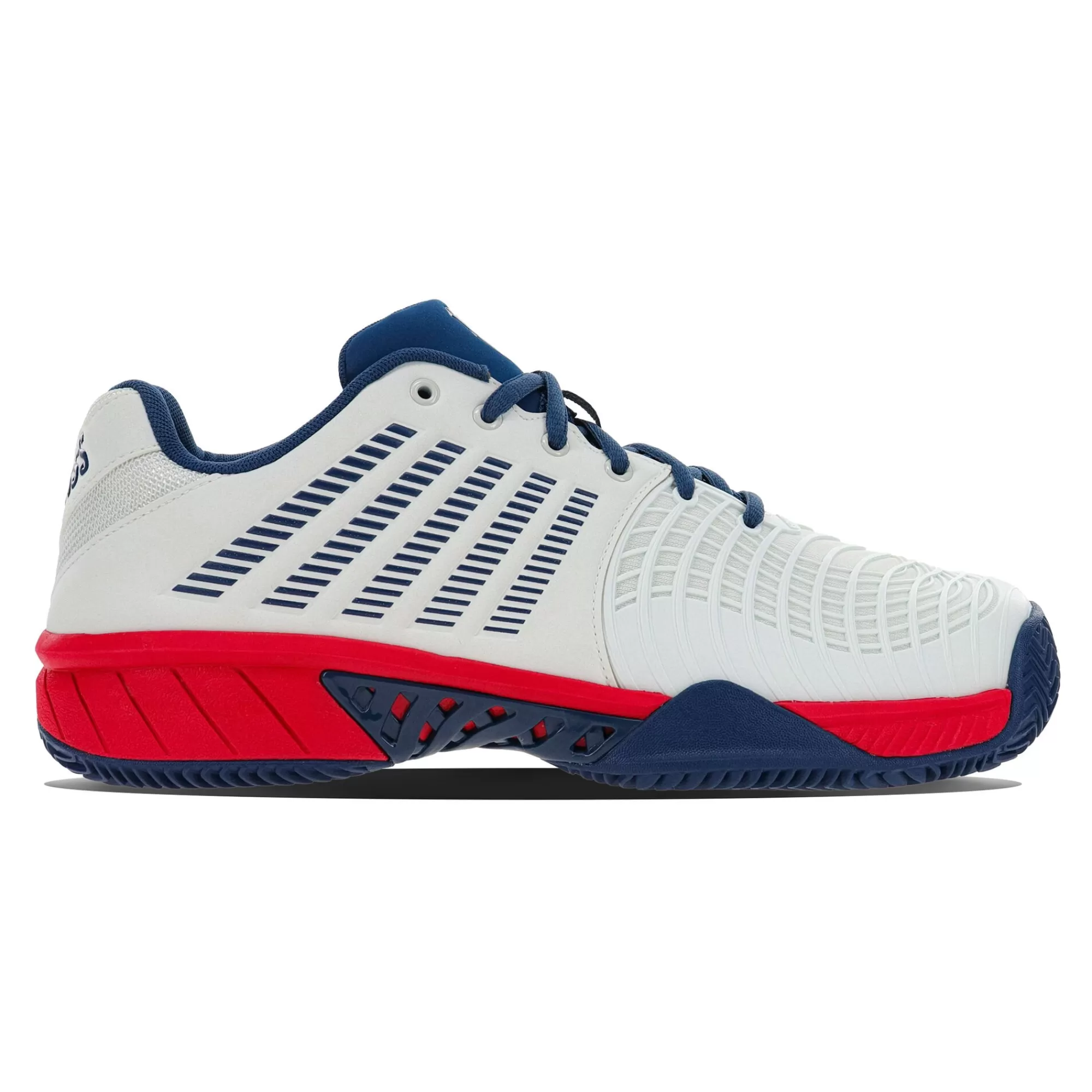 Express Light 3 Clay Court Shoe Men - White, Red>K-Swiss Flash Sale