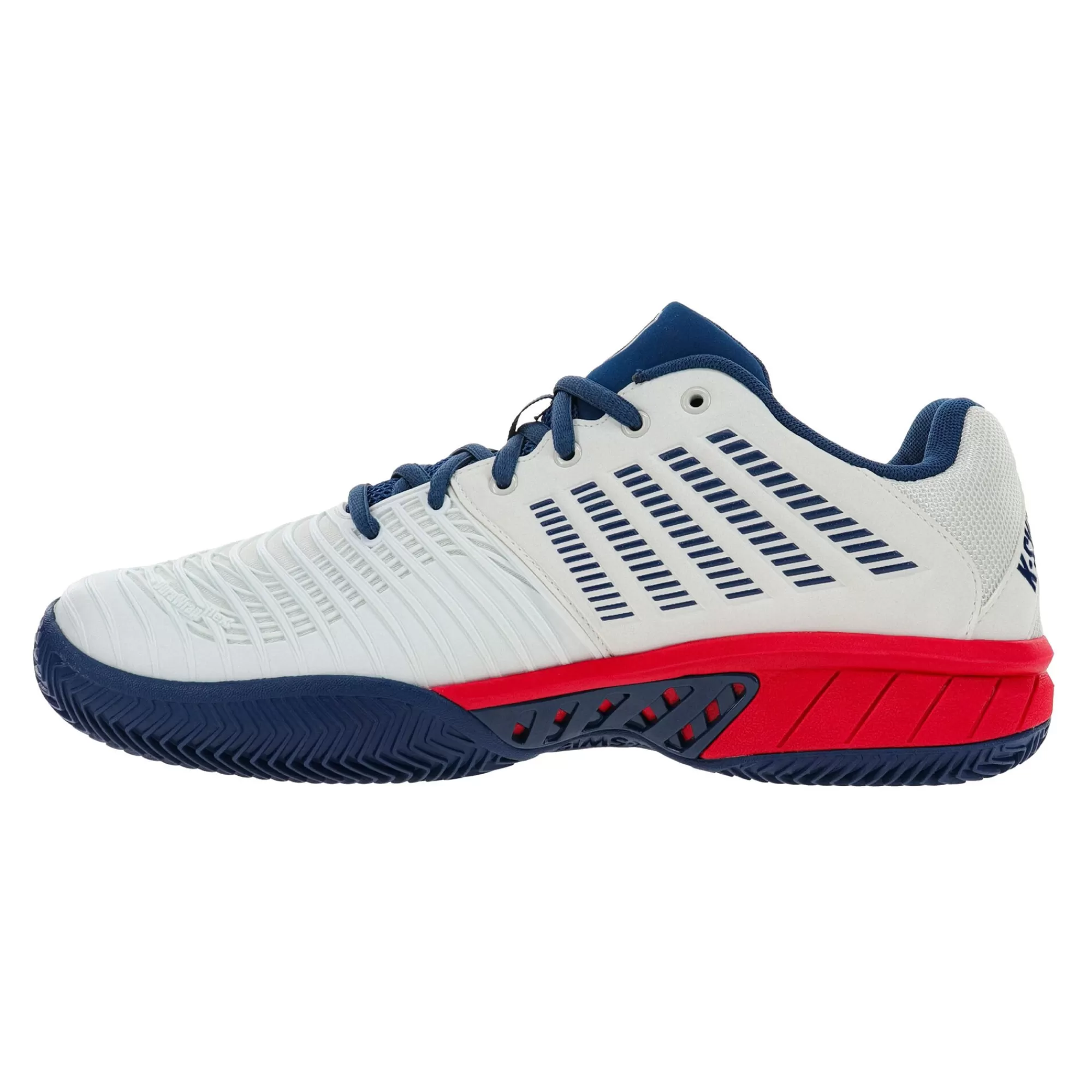 Express Light 3 Clay Court Shoe Men - White, Red>K-Swiss Flash Sale