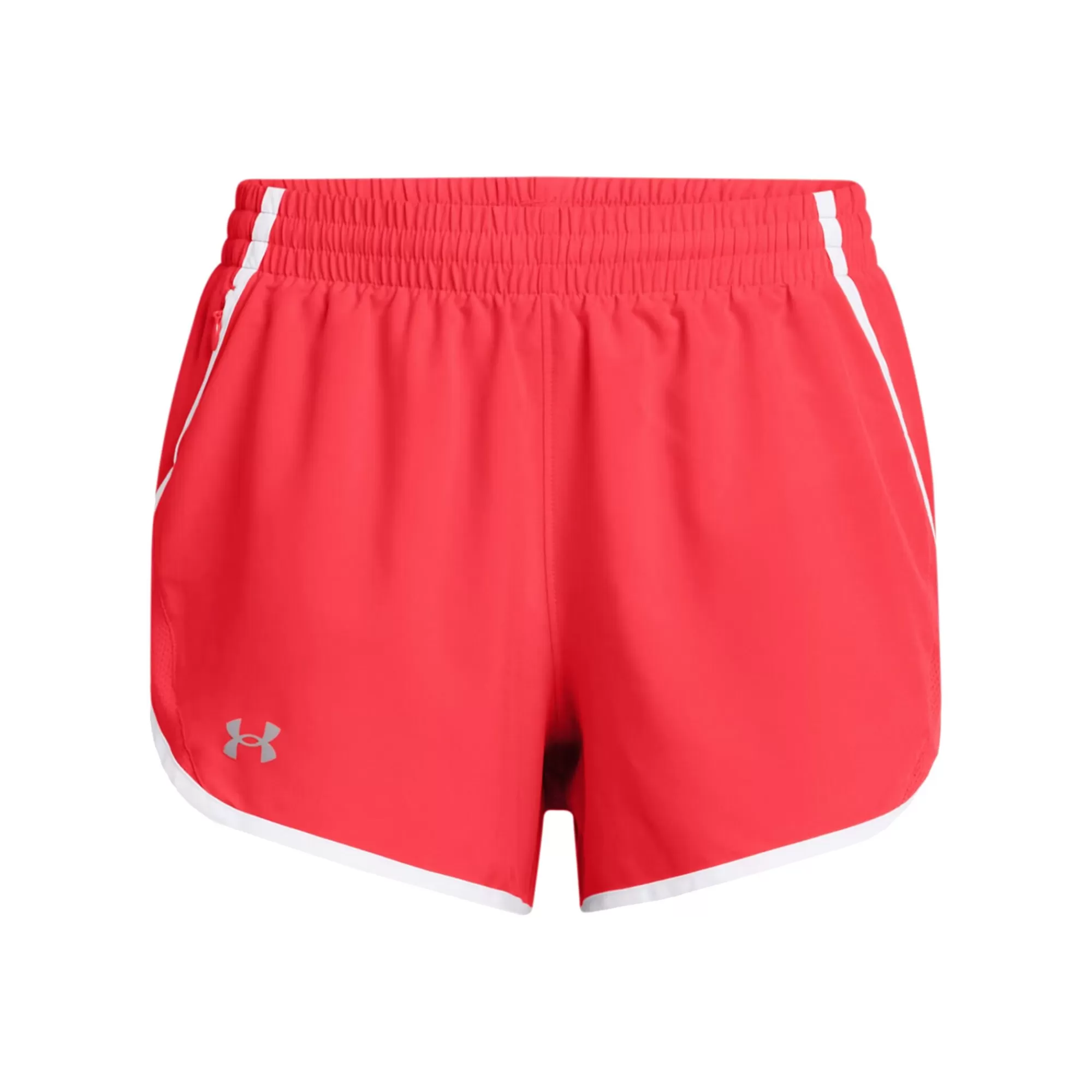 Fly By 3in Running Shorts Women - Red, White>Under Armour Shop