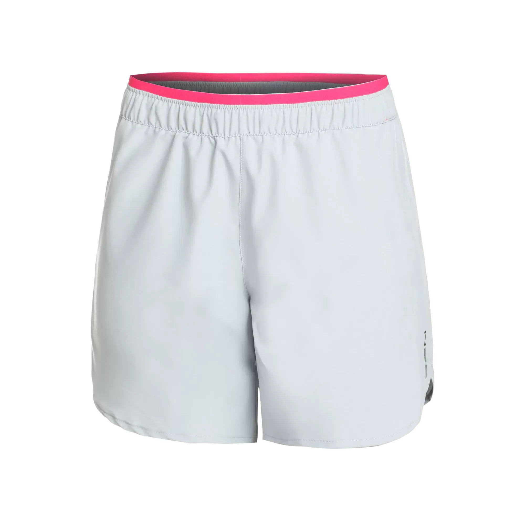 Flyweight 5in Running Shorts Women - Grey, Pink>NEO Shop