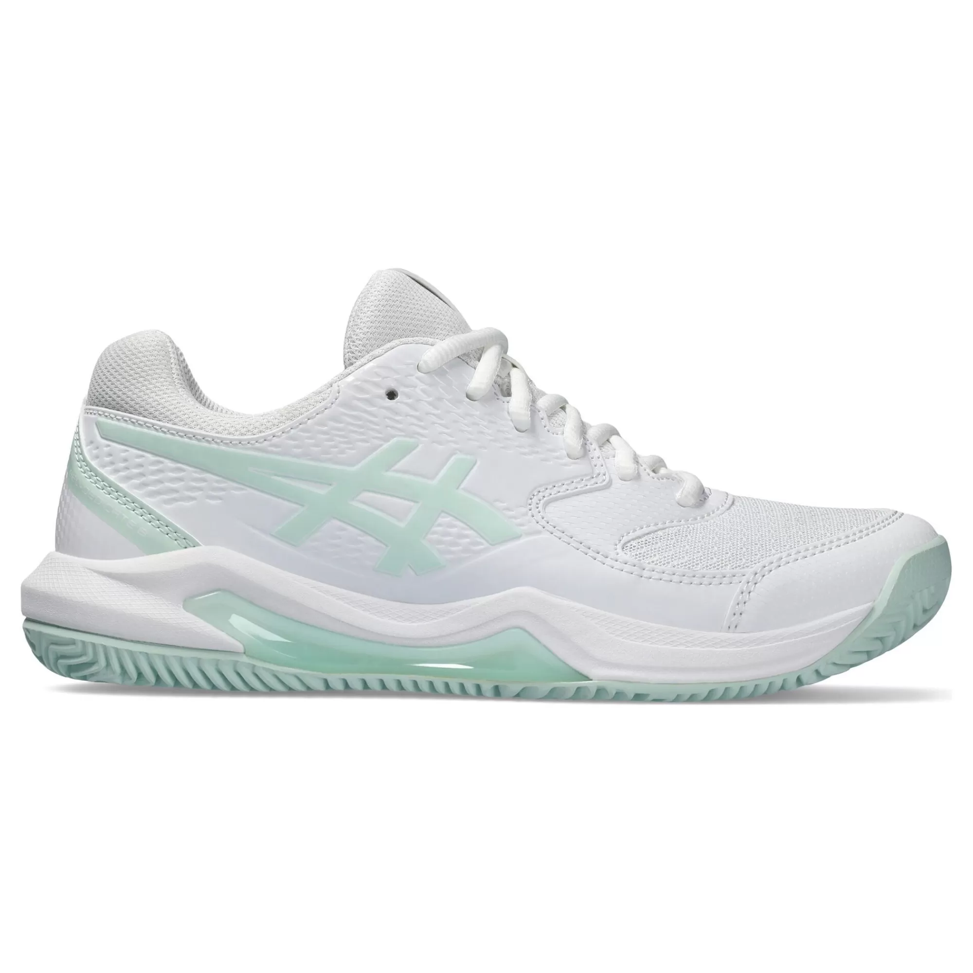 Gel-Dedicate 8 Clay Court Shoe Women - White, Mint>ASICS Best