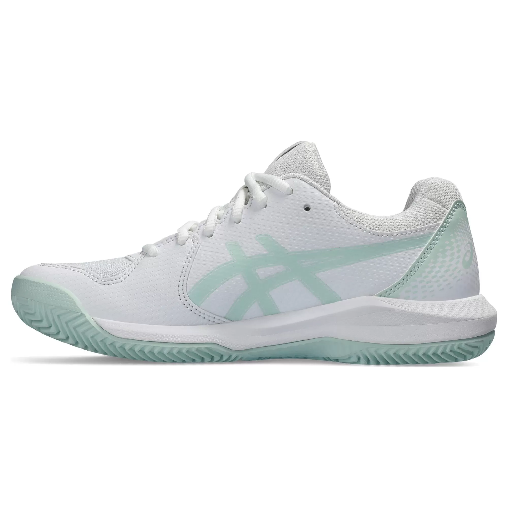 Gel-Dedicate 8 Clay Court Shoe Women - White, Mint>ASICS Best