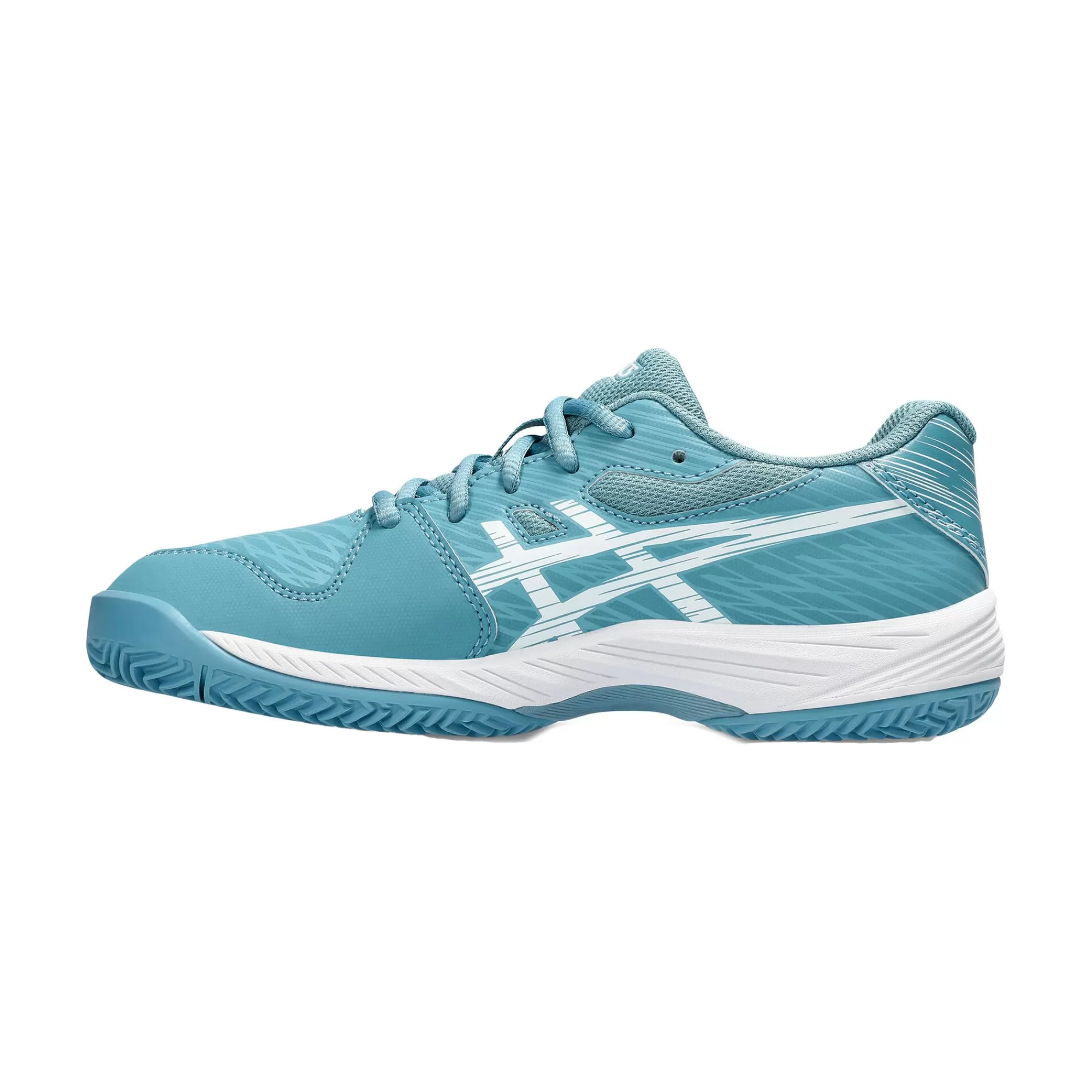 Gel-Game 9 GS Clay Court Shoe Kids - Turquoise, White>ASICS Best Sale