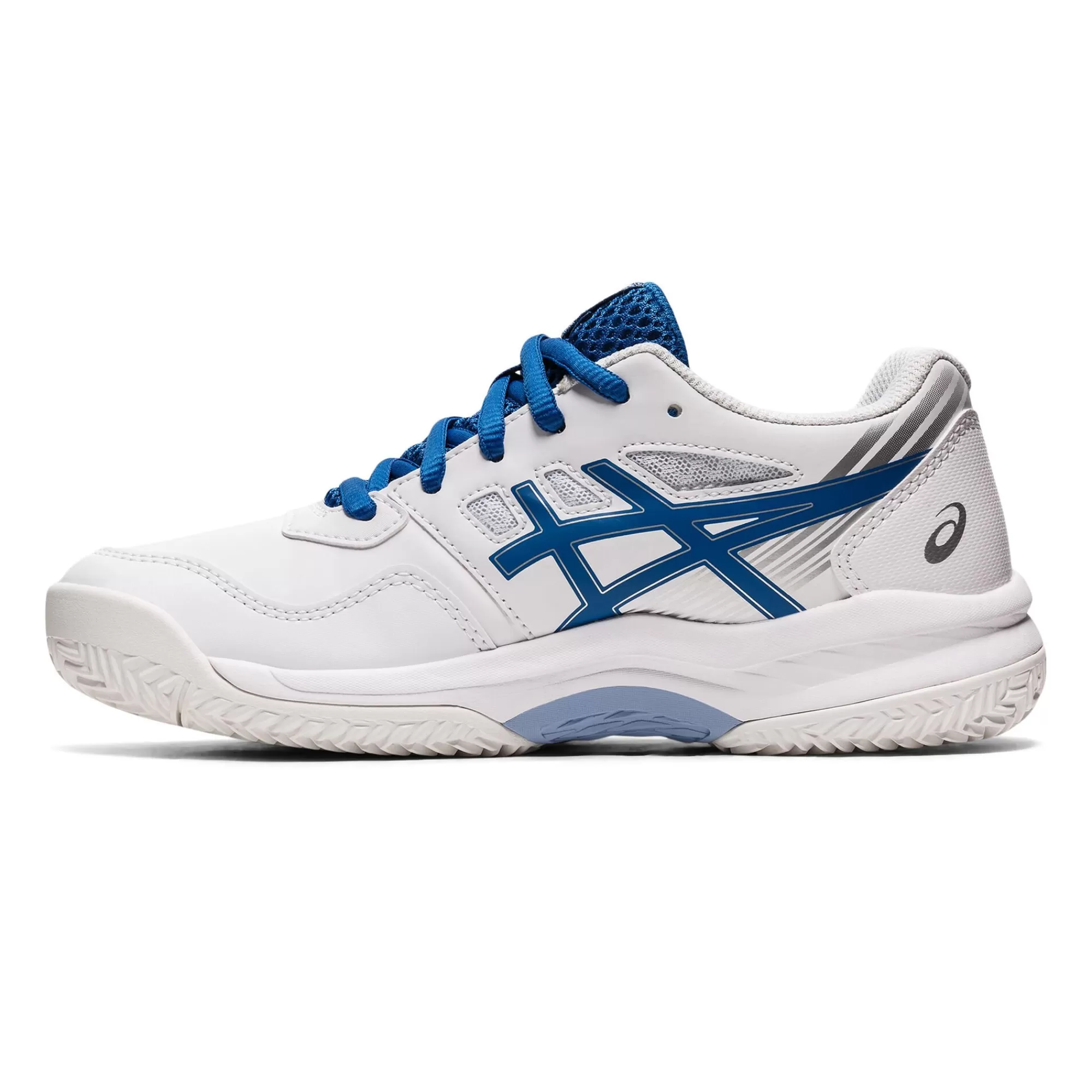 Gel-Game 8 GS Clay Court Shoe Kids - White, Blue>ASICS Best