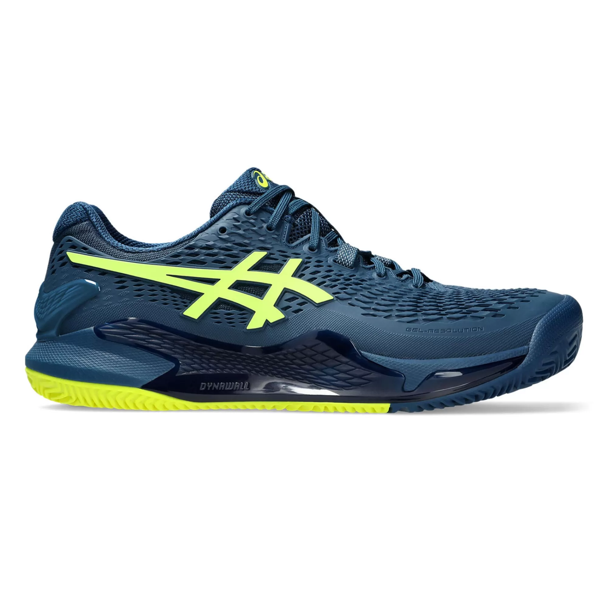Gel-Resolution 9 Clay Court Shoe Men - Blue, Yellow>ASICS Store
