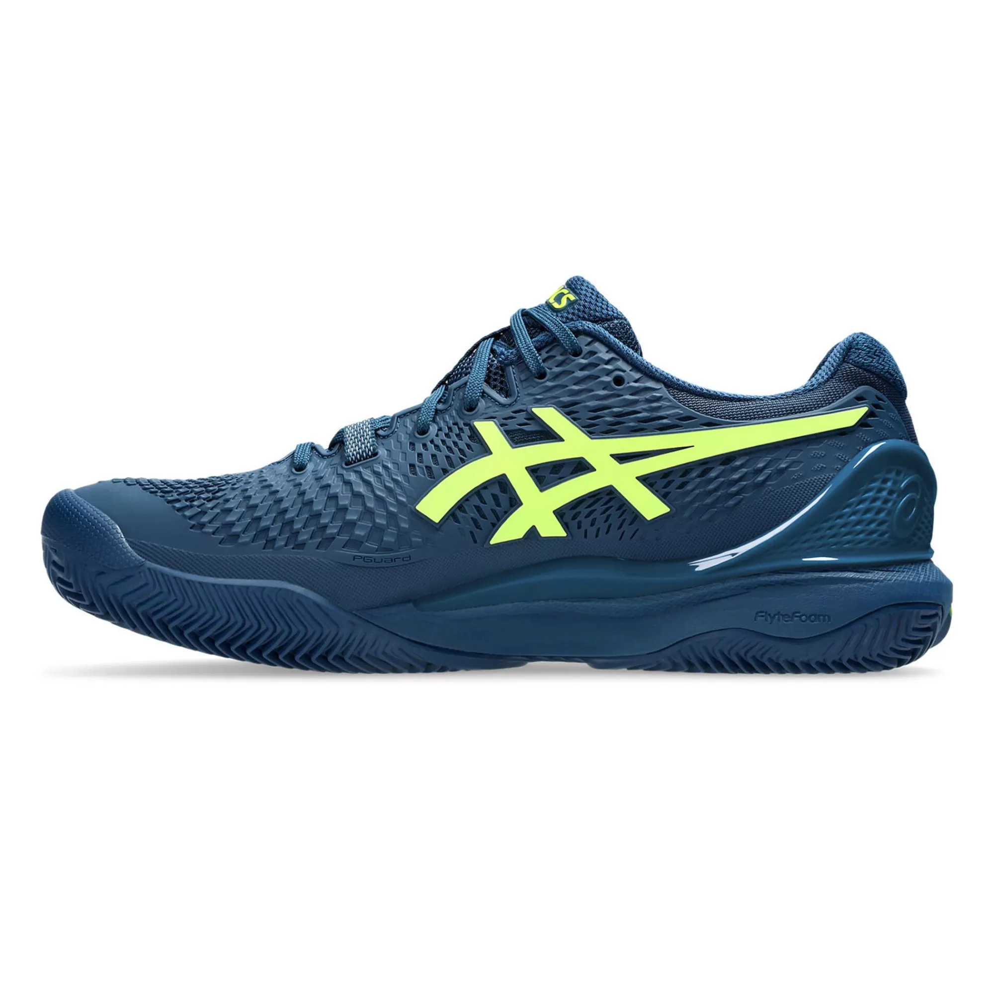 Gel-Resolution 9 Clay Court Shoe Men - Blue, Yellow>ASICS Store