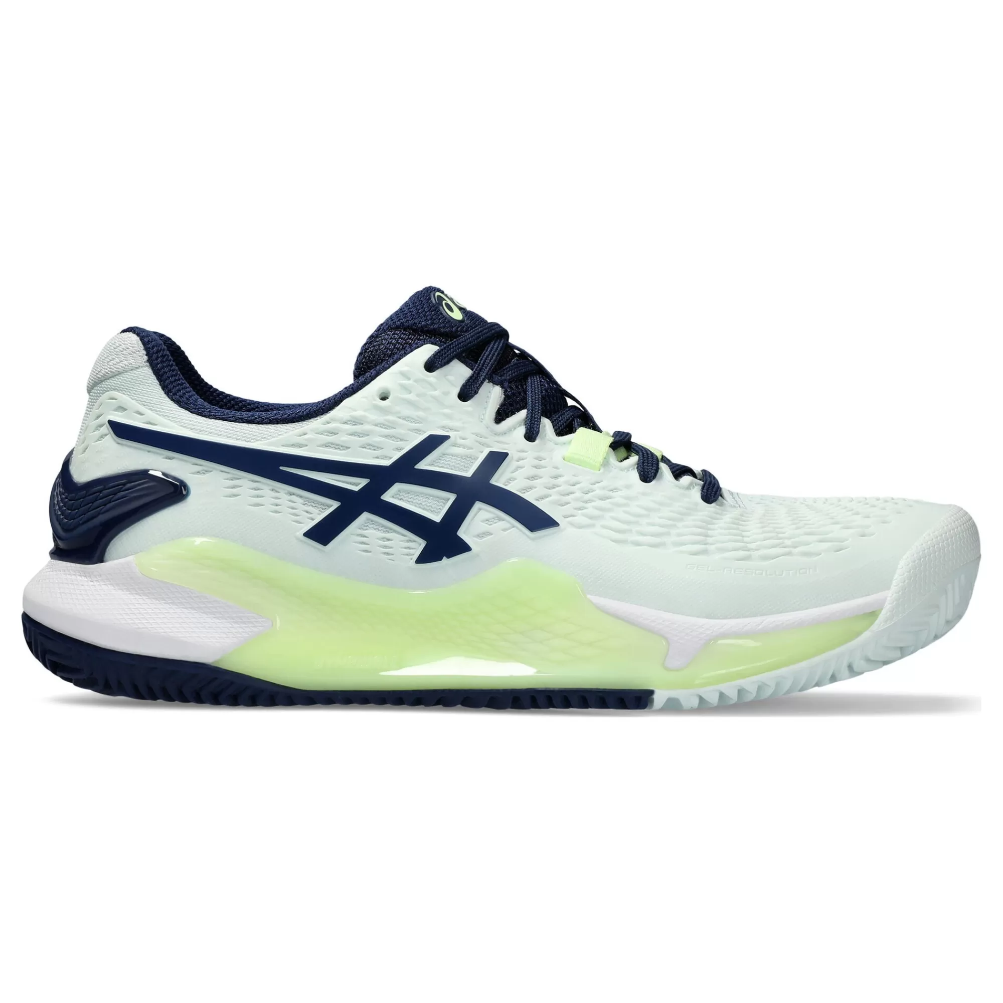 Gel-Resolution 9 Clay Court Shoe Women - Mint, Dark Blue>ASICS Store