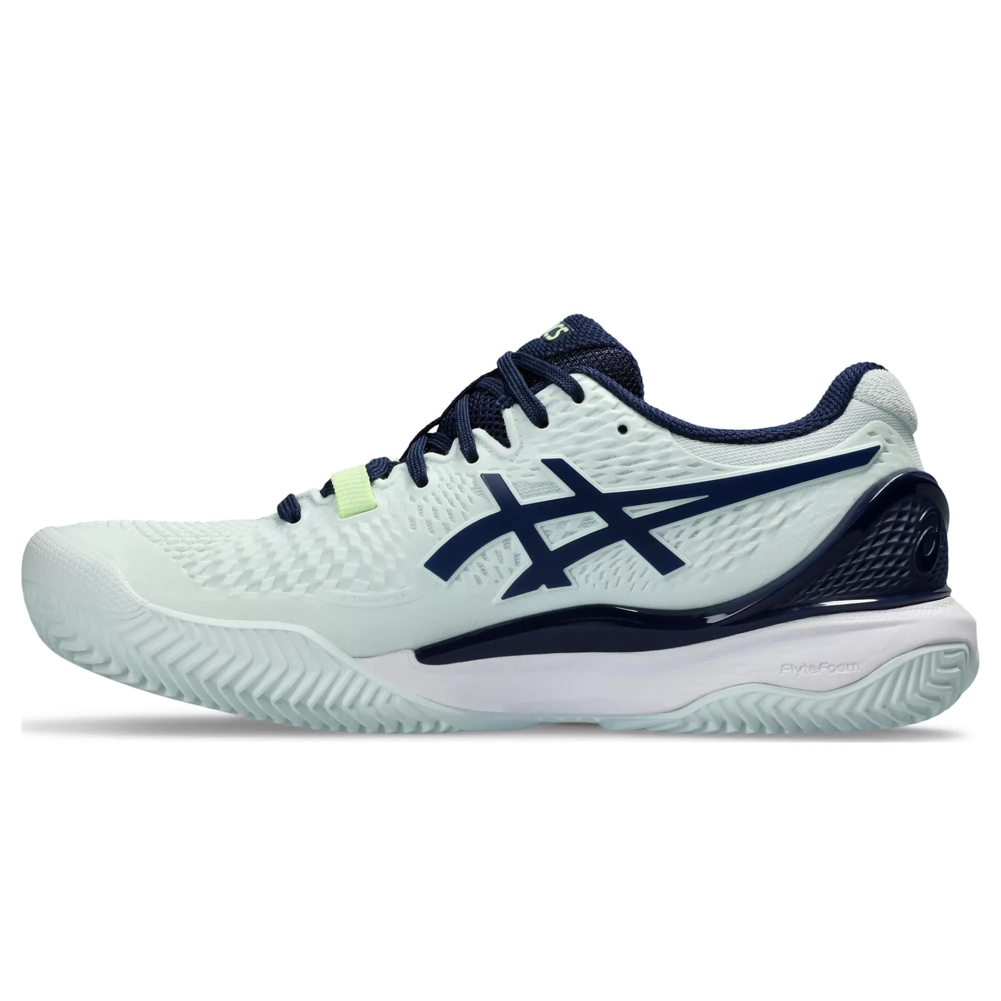 Gel-Resolution 9 Clay Court Shoe Women - Mint, Dark Blue>ASICS Store