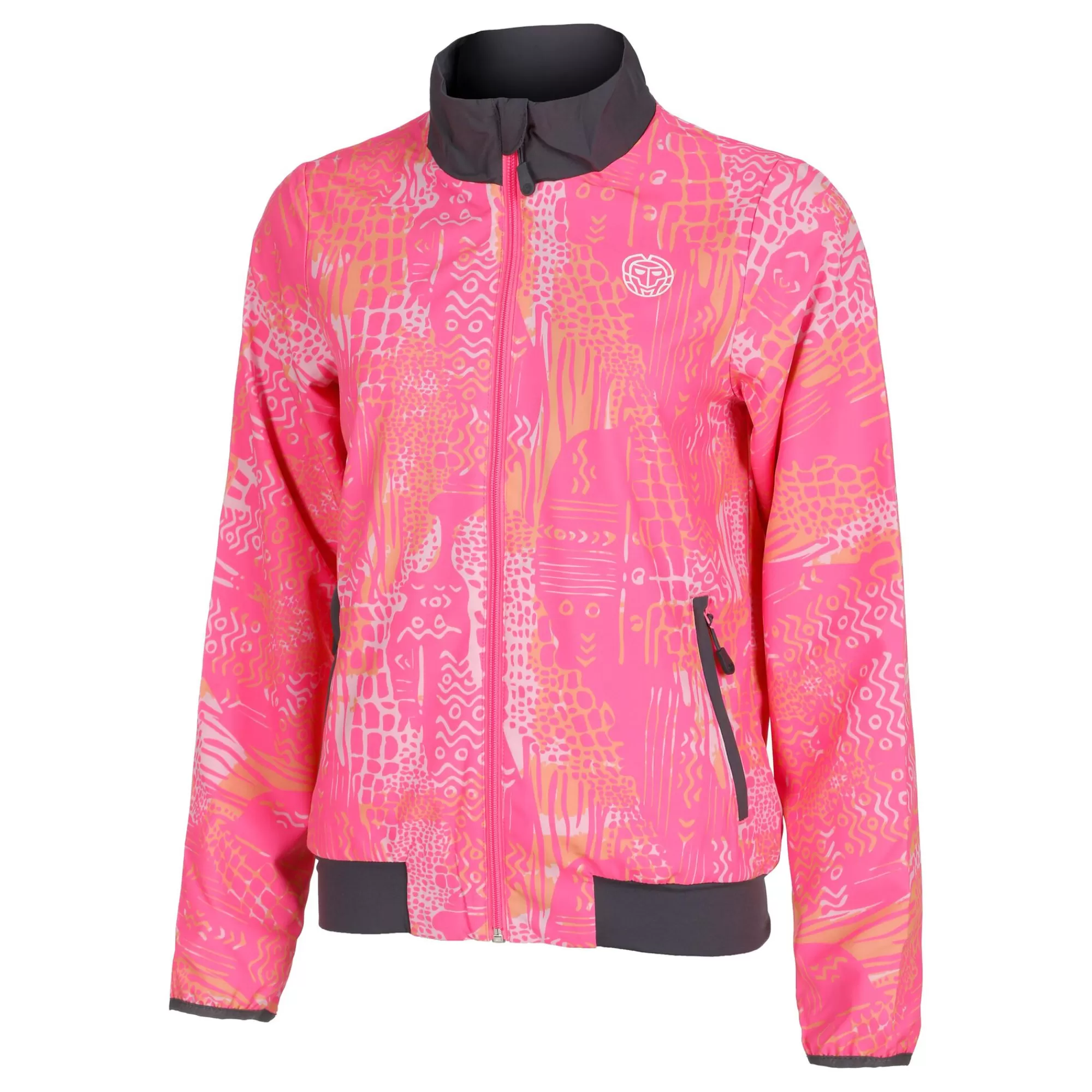 Gene Tech Training Jacket Women - Grey, Pink>BIDI BADU Best