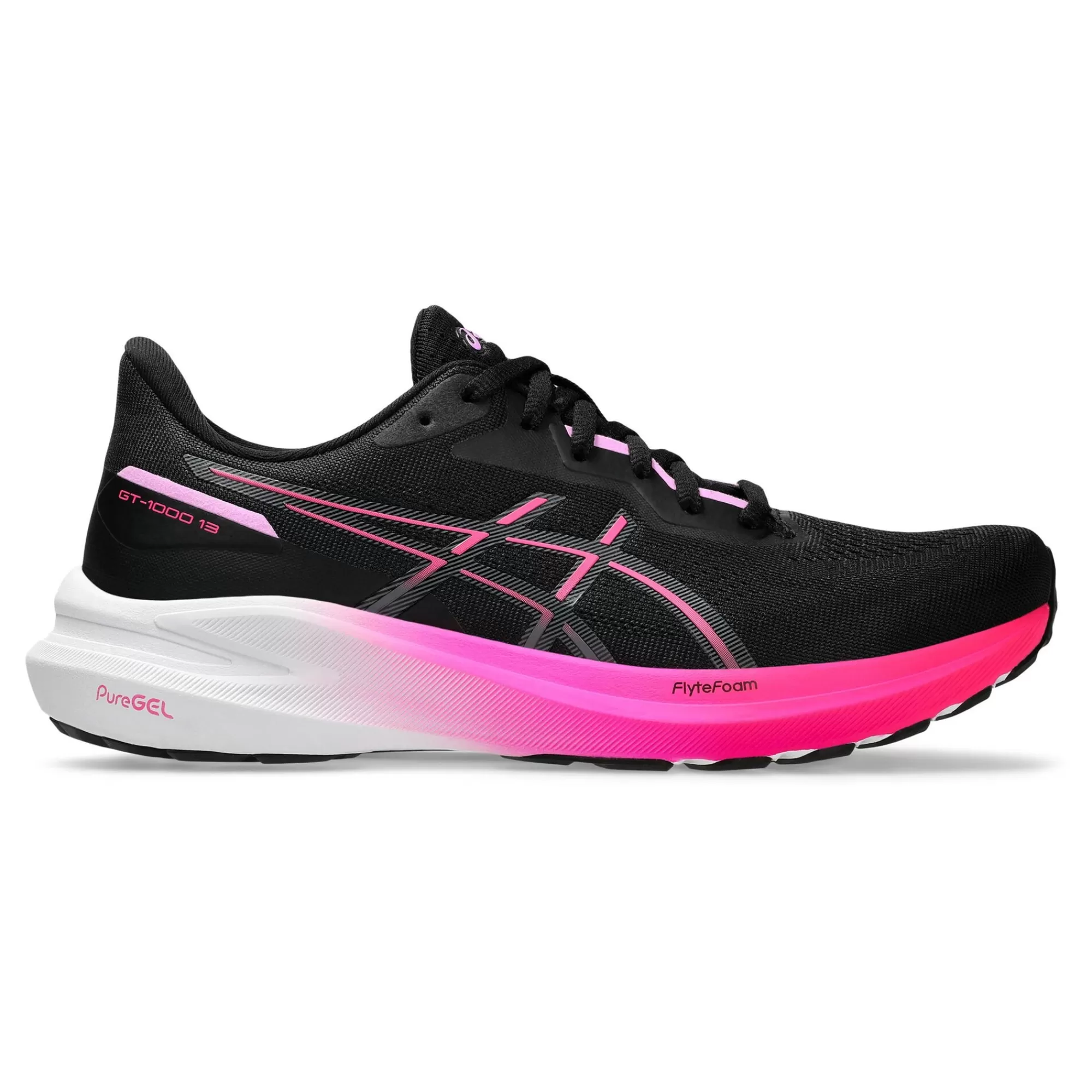 GT-1000 13 Stability Running Shoe Women - Black, Pink>ASICS Cheap
