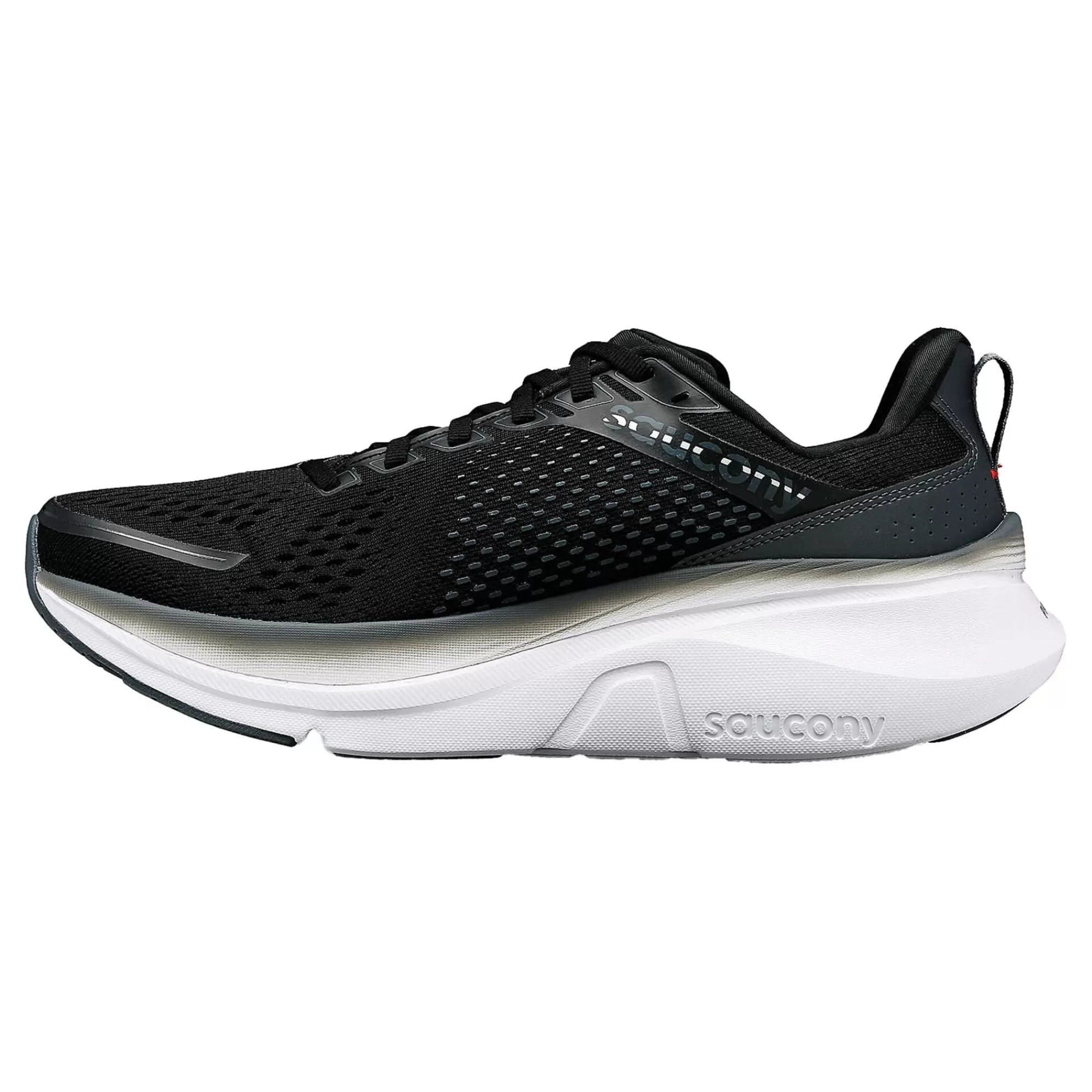 Guide 17 Stability Running Shoe Men - Black, Grey>Saucony Online