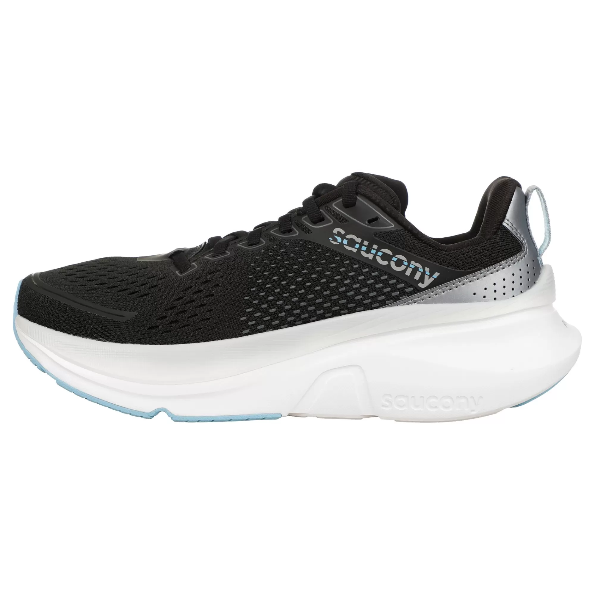 Guide 17 Stability Running Shoe Women - Black, Grey>Saucony Cheap