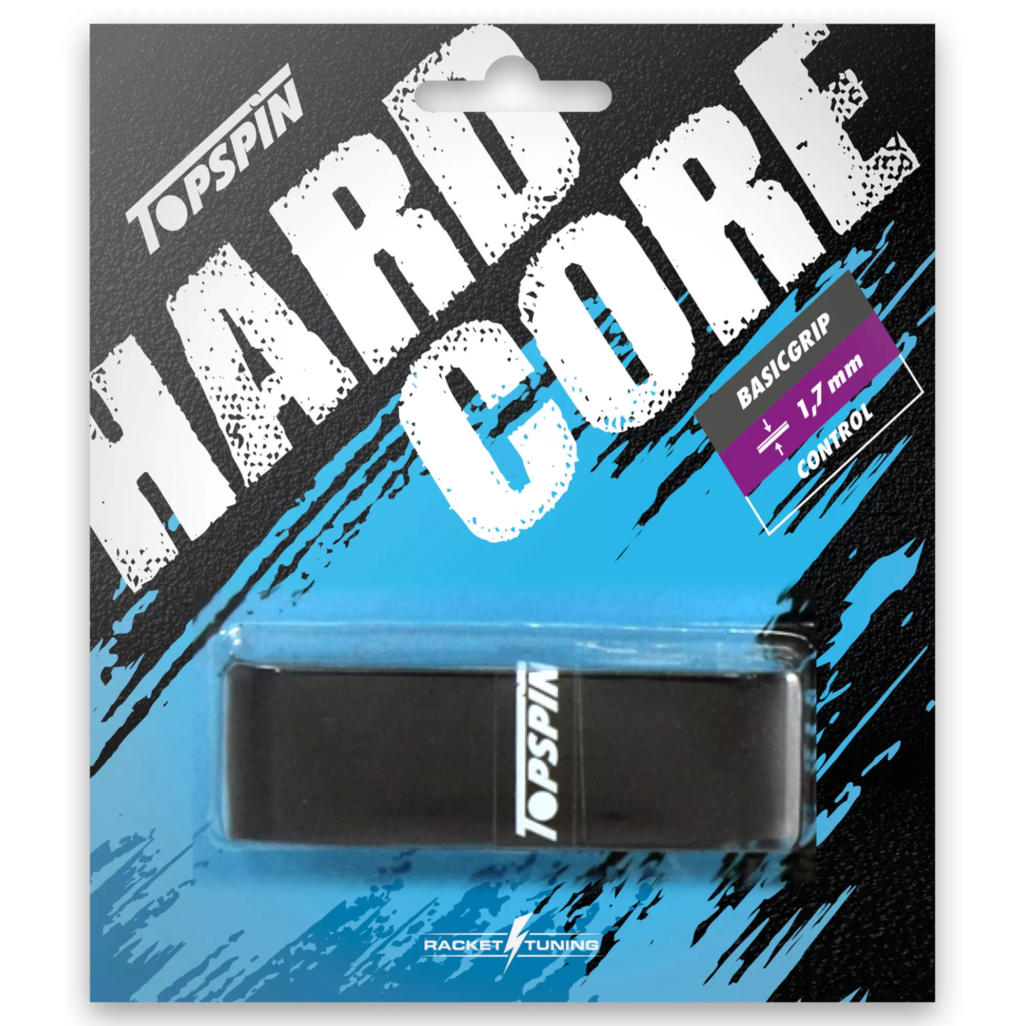 Hardcore Basic Grip 1 Pack - Black>Topspin Online