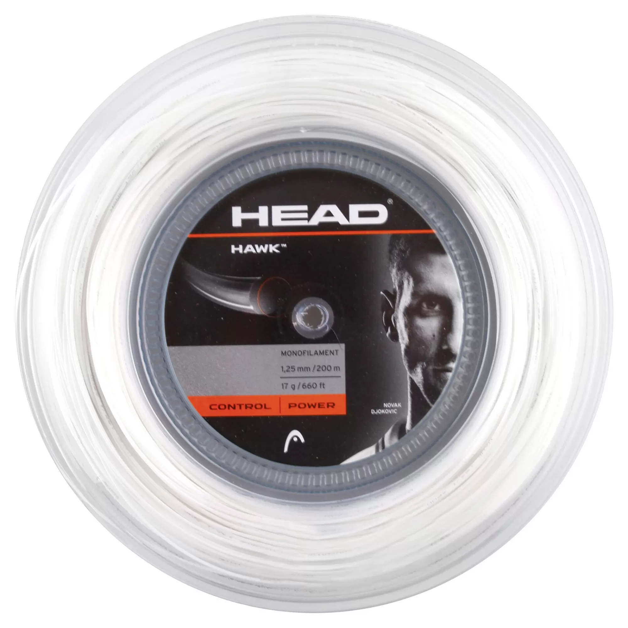 Hawk String Reel 200m - White>HEAD Cheap