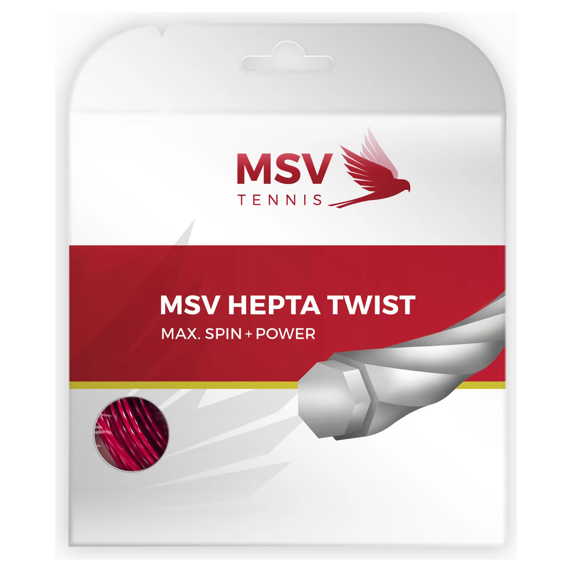 Hepta - Twist String Set 12m - Red>MSV Best